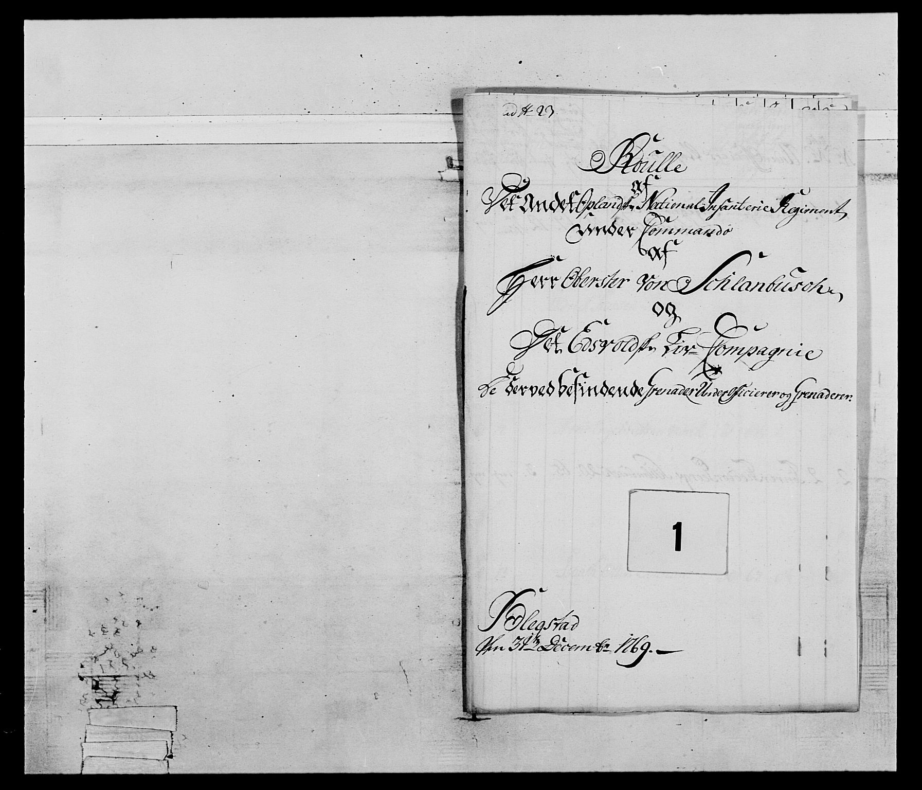 Generalitets- og kommissariatskollegiet, Det kongelige norske kommissariatskollegium, RA/EA-5420/E/Eh/L0062: 2. Opplandske nasjonale infanteriregiment, 1769-1773, s. 10