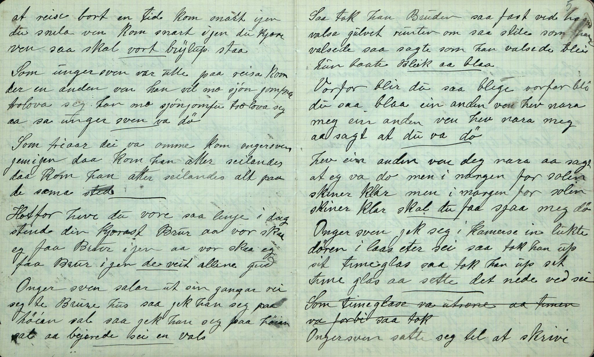 Rikard Berge, TEMU/TGM-A-1003/F/L0007/0023: 251-299 / 273 Øyfjøll. uppskriftir for Rikard Berge ved Olav Vestgarden, Seljord, 1915, s. 4-5