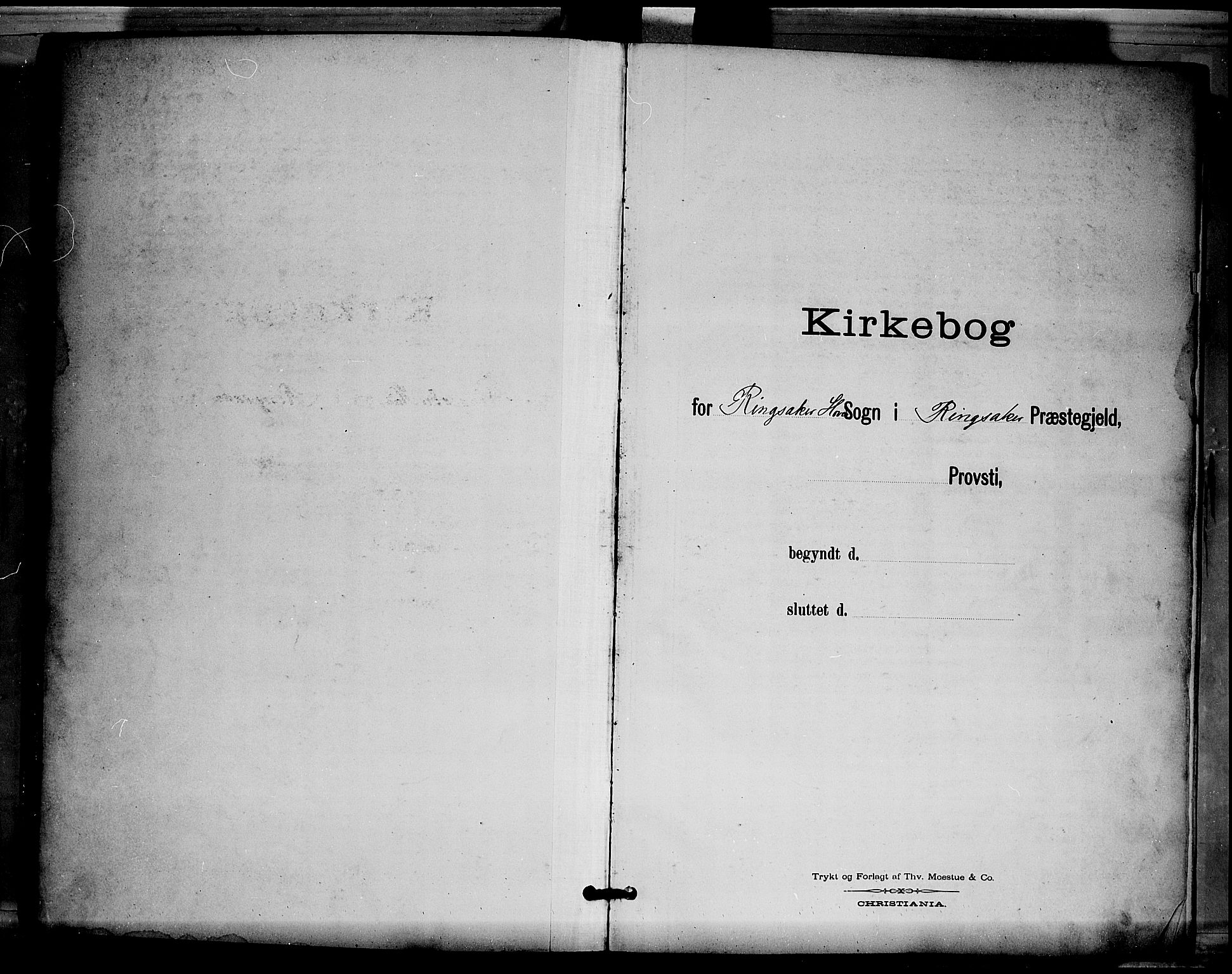 Ringsaker prestekontor, AV/SAH-PREST-014/L/La/L0012: Klokkerbok nr. 12, 1891-1902