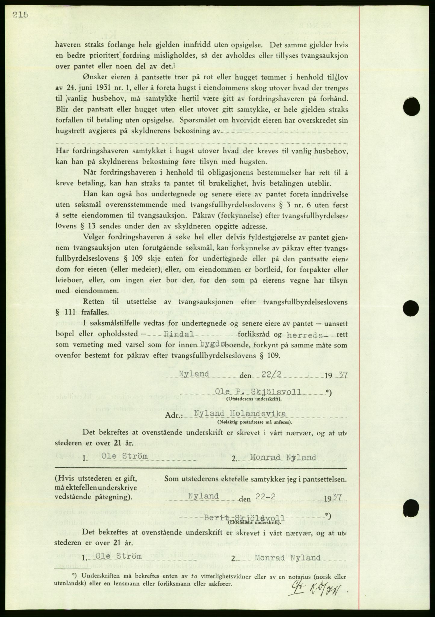 Nordmøre sorenskriveri, AV/SAT-A-4132/1/2/2Ca/L0091: Pantebok nr. B81, 1937-1937, Dagboknr: 881/1937