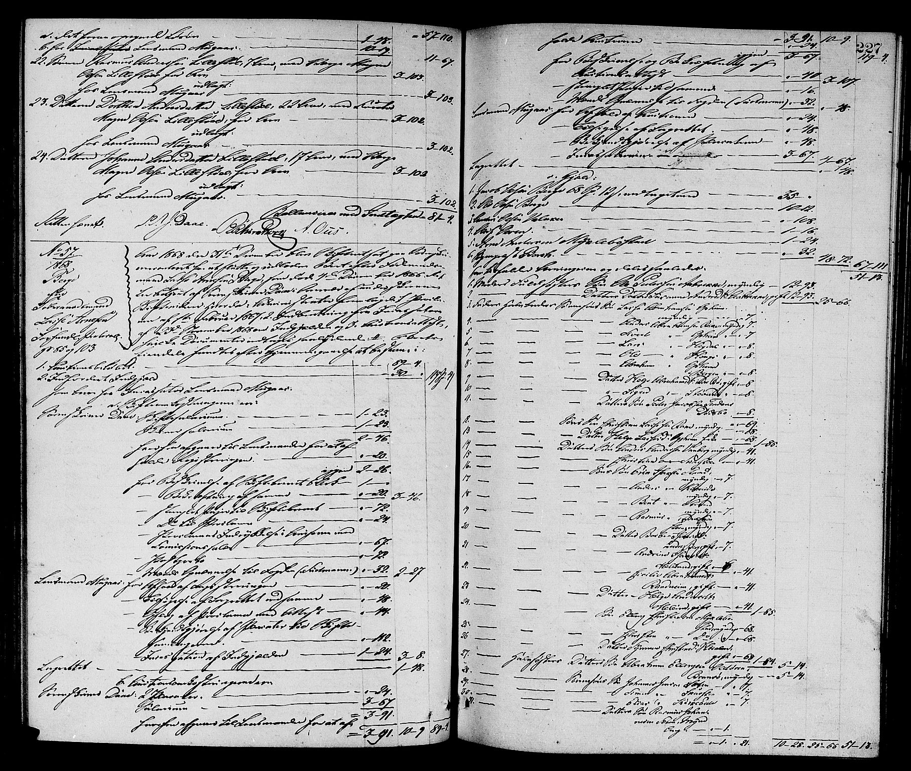 Nordfjord sorenskriveri, AV/SAB-A-2801/1/04/04d/L0004: Skifteutlodningsprotokoll, 1865-1872, s. 226b-227a