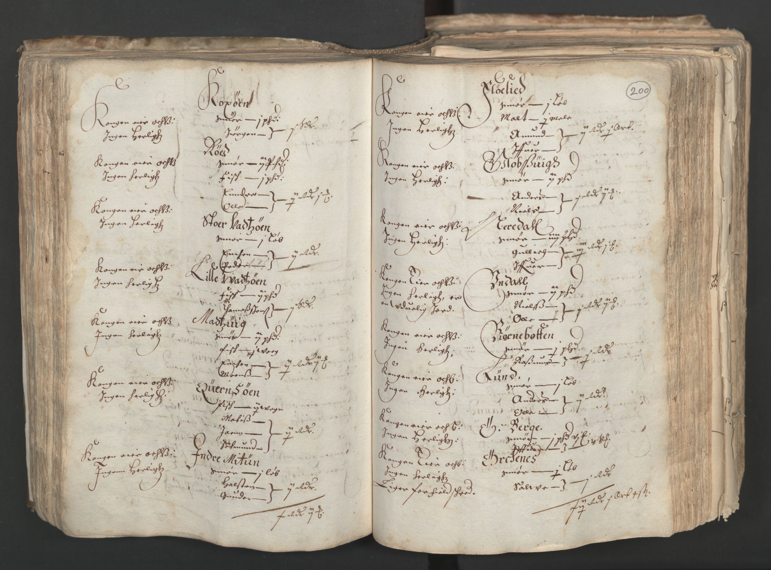 Rentekammeret inntil 1814, Realistisk ordnet avdeling, AV/RA-EA-4070/L/L0024/0001: Bergen lagdømme: / [A]: Alminnelig jordebok og skattemanntall (6 dalers kontribusjonsskatt). Sunnhordland, Hardanger, Nordhordland, Voss, Indre Sogn, Ytre Sogn, Sunnfjord, Nordfjord og Sunnmøre fogderi., 1661, s. 199b-200a