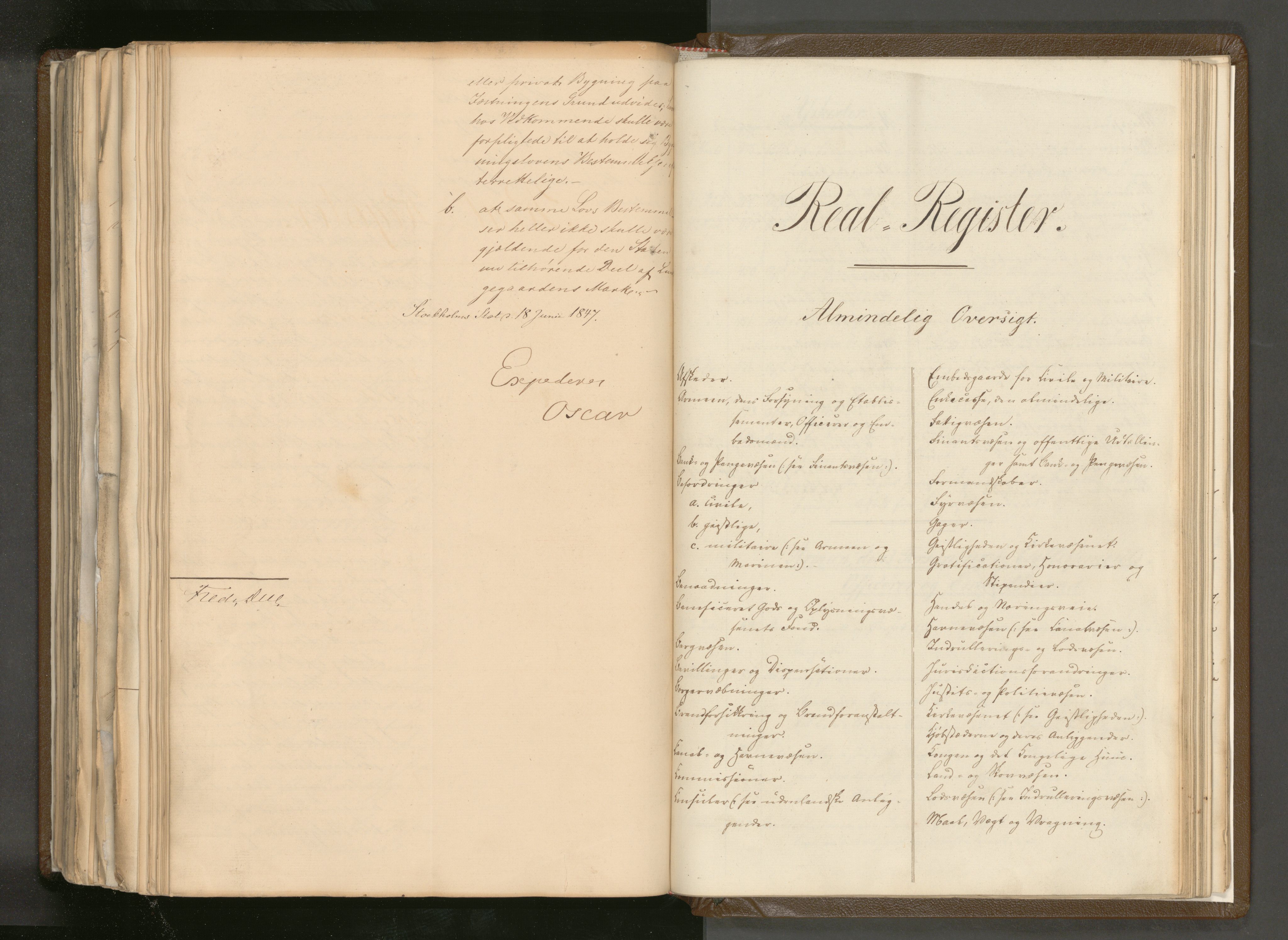 Statsrådssekretariatet, AV/RA-S-1001/A/Ab/L0065: Kgl. res. nr. 1-723, 1. halvår, 1847