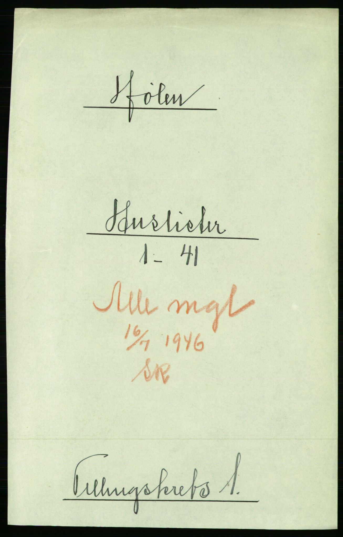 RA, Folketelling 1891 for 0204 Hølen ladested, 1891, s. 7