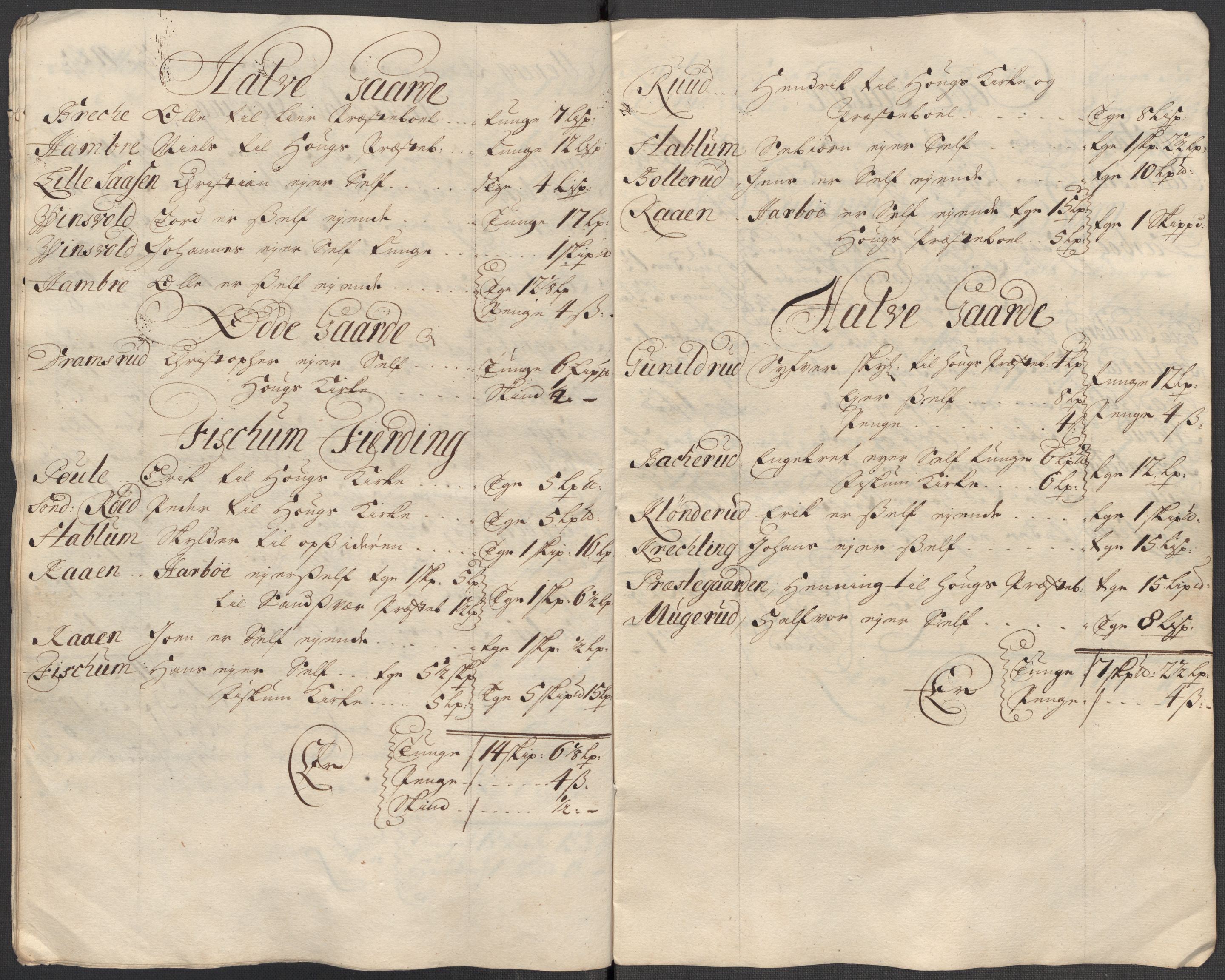 Rentekammeret inntil 1814, Reviderte regnskaper, Fogderegnskap, AV/RA-EA-4092/R31/L1707: Fogderegnskap Hurum, Røyken, Eiker, Lier og Buskerud, 1712, s. 311