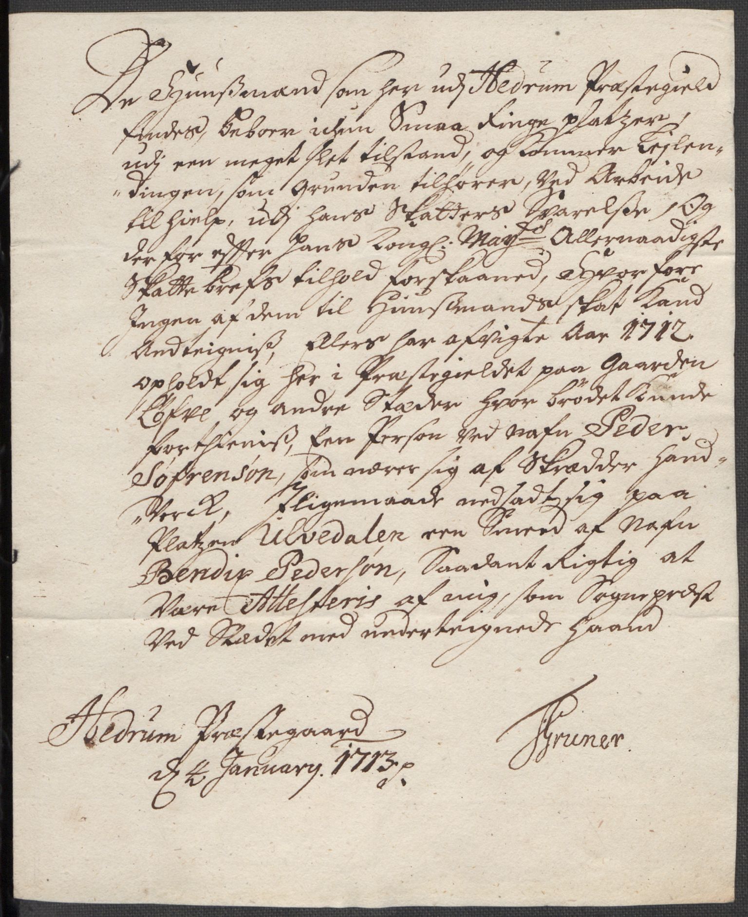 Rentekammeret inntil 1814, Reviderte regnskaper, Fogderegnskap, RA/EA-4092/R33/L1984: Fogderegnskap Larvik grevskap, 1712, s. 182