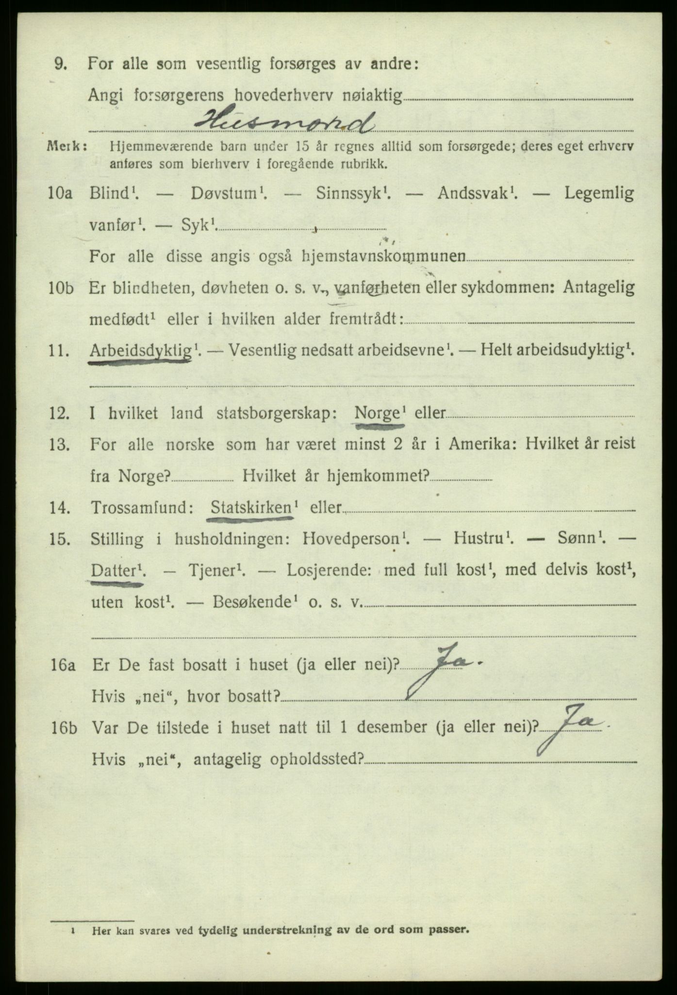 SAB, Folketelling 1920 for 1413 Hyllestad herred, 1920, s. 2431