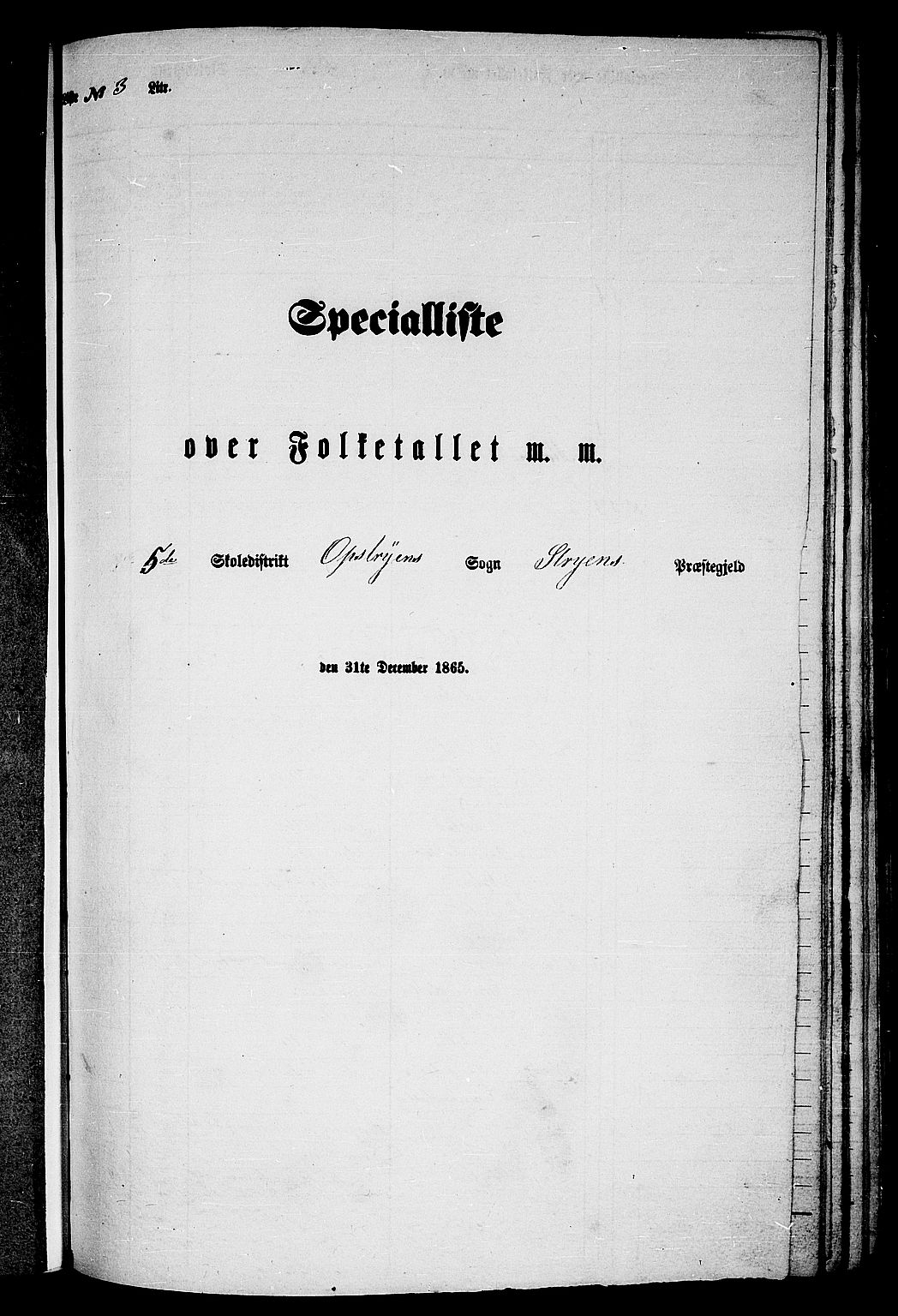 RA, Folketelling 1865 for 1448P Stryn prestegjeld, 1865, s. 31