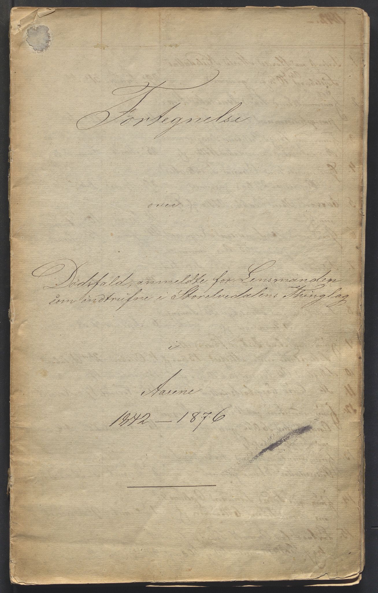 Stor-Elvdal lensmannskontor, AV/SAH-LHS-027/H/Ha/L0001/0001: Dødsfallsprotokoller / Dødsfallsprotokoll, 1842-1876