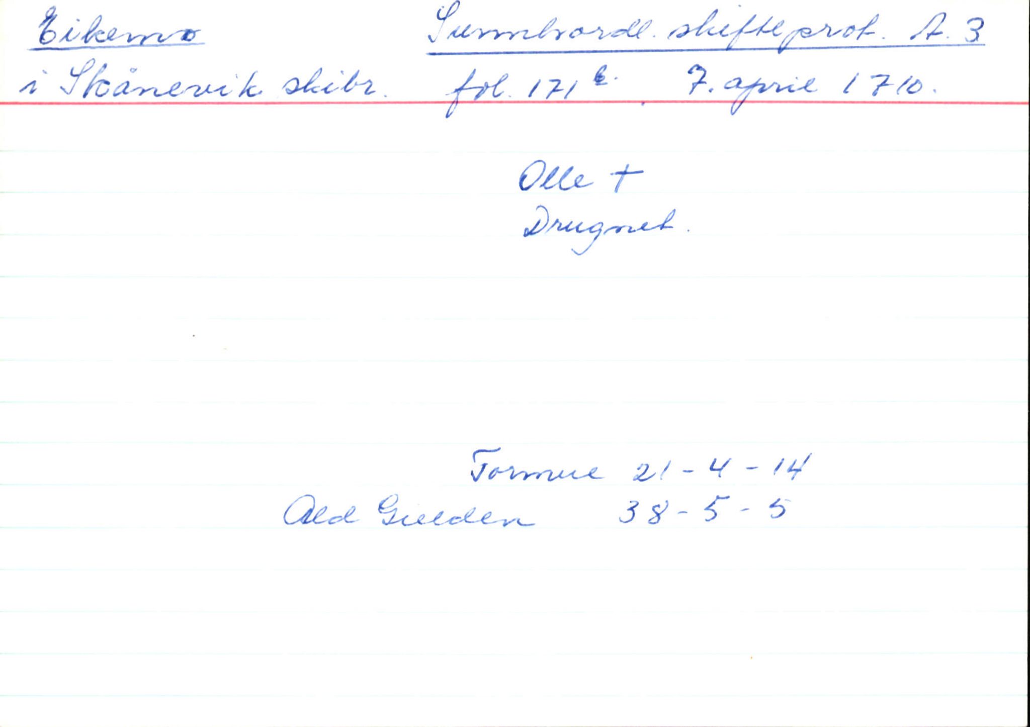 Skiftekort ved Statsarkivet i Bergen, SAB/SKIFTEKORT/004/L0002: Skifteprotokoll nr. 3, 1708-1717, s. 847