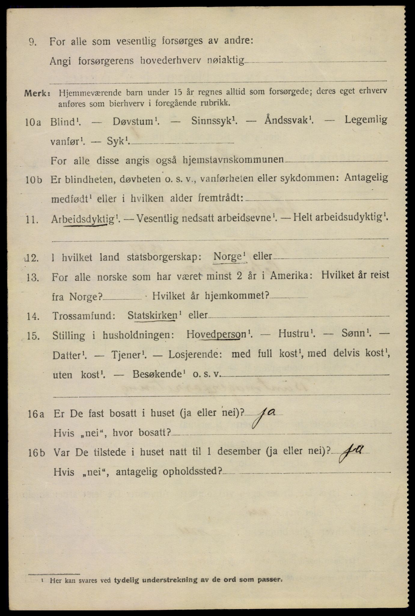 SAO, Folketelling 1920 for 0301 Kristiania kjøpstad, 1920, s. 261068