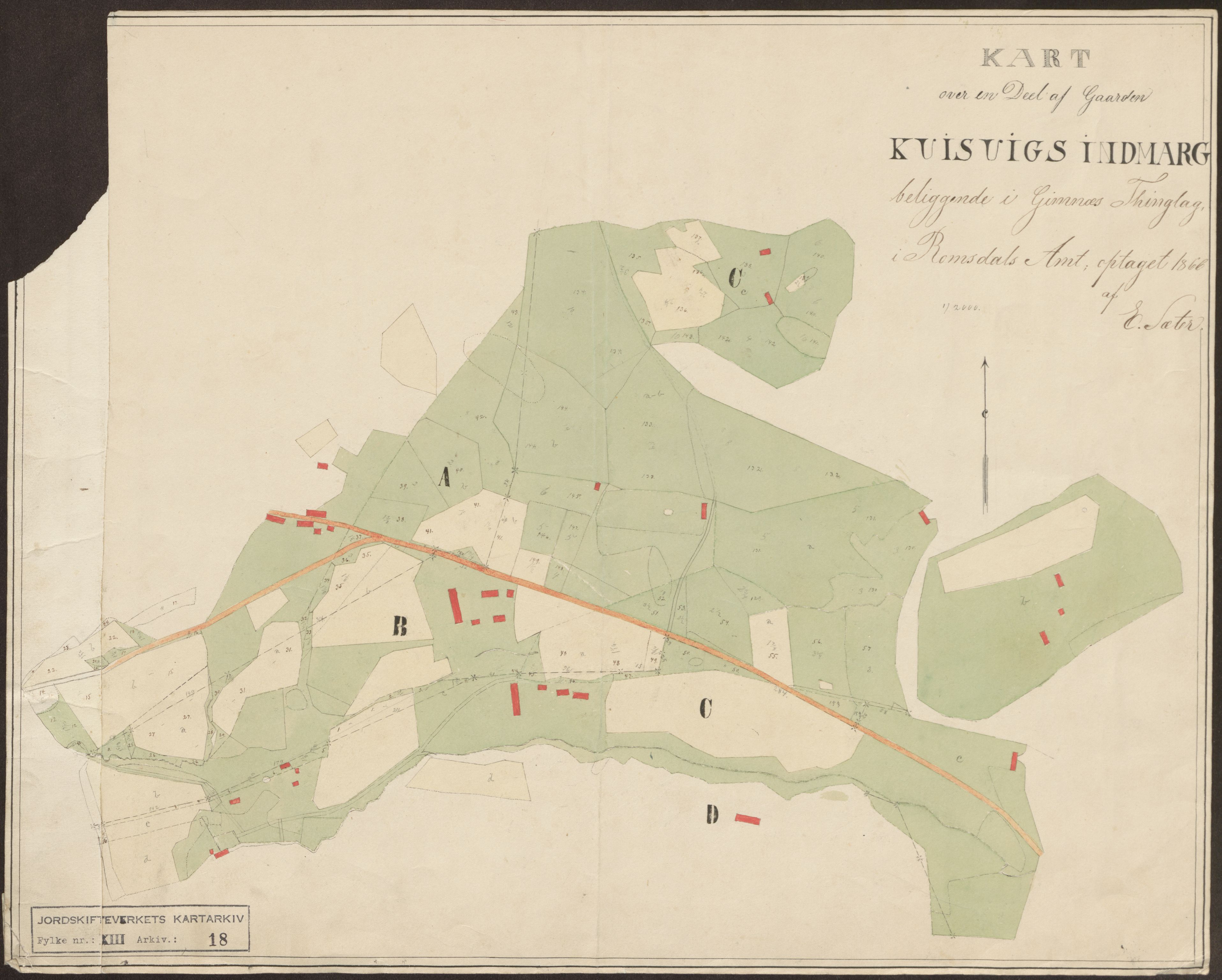 Jordskifteverkets kartarkiv, RA/S-3929/T, 1859-1988, s. 108