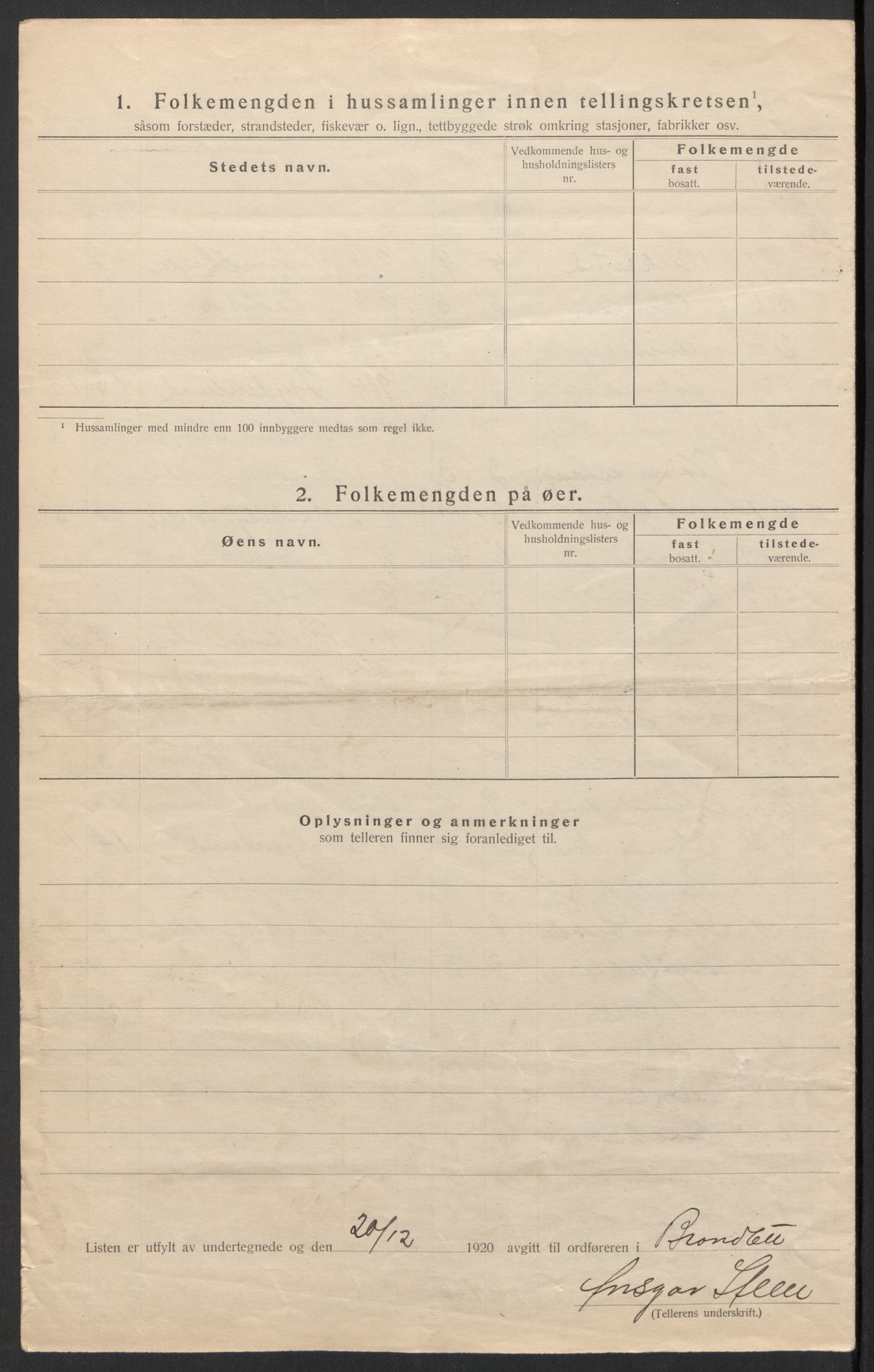 SAH, Folketelling 1920 for 0535 Brandbu herred, 1920, s. 8