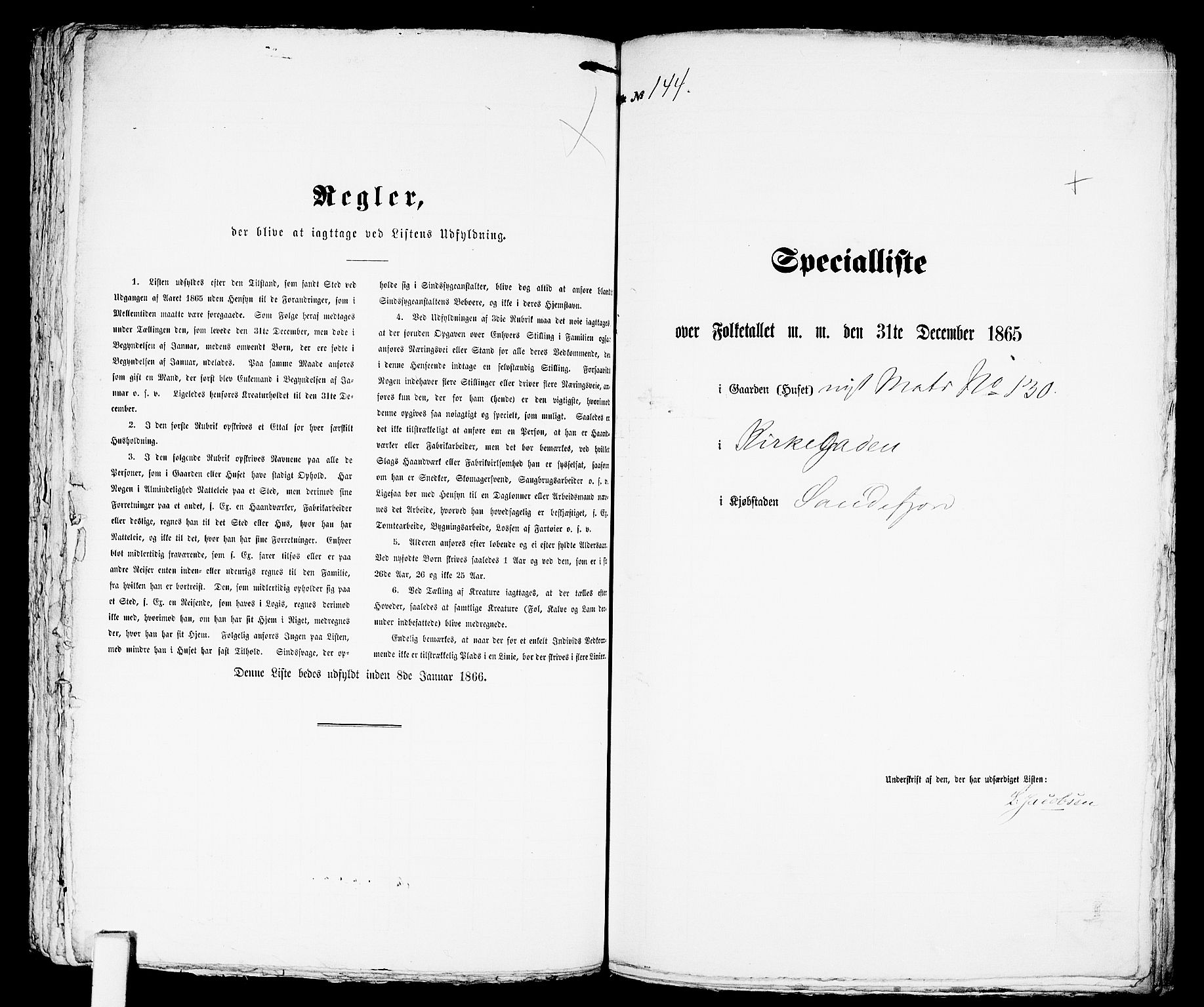 RA, Folketelling 1865 for 0706B Sandeherred prestegjeld, Sandefjord kjøpstad, 1865, s. 295