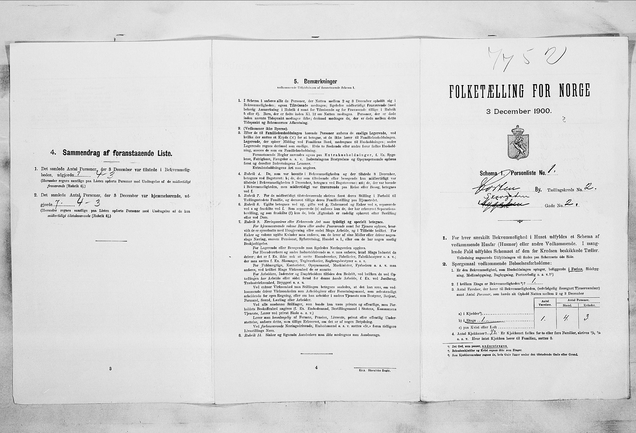 RA, Folketelling 1900 for 0703 Horten ladested, 1900, s. 5184