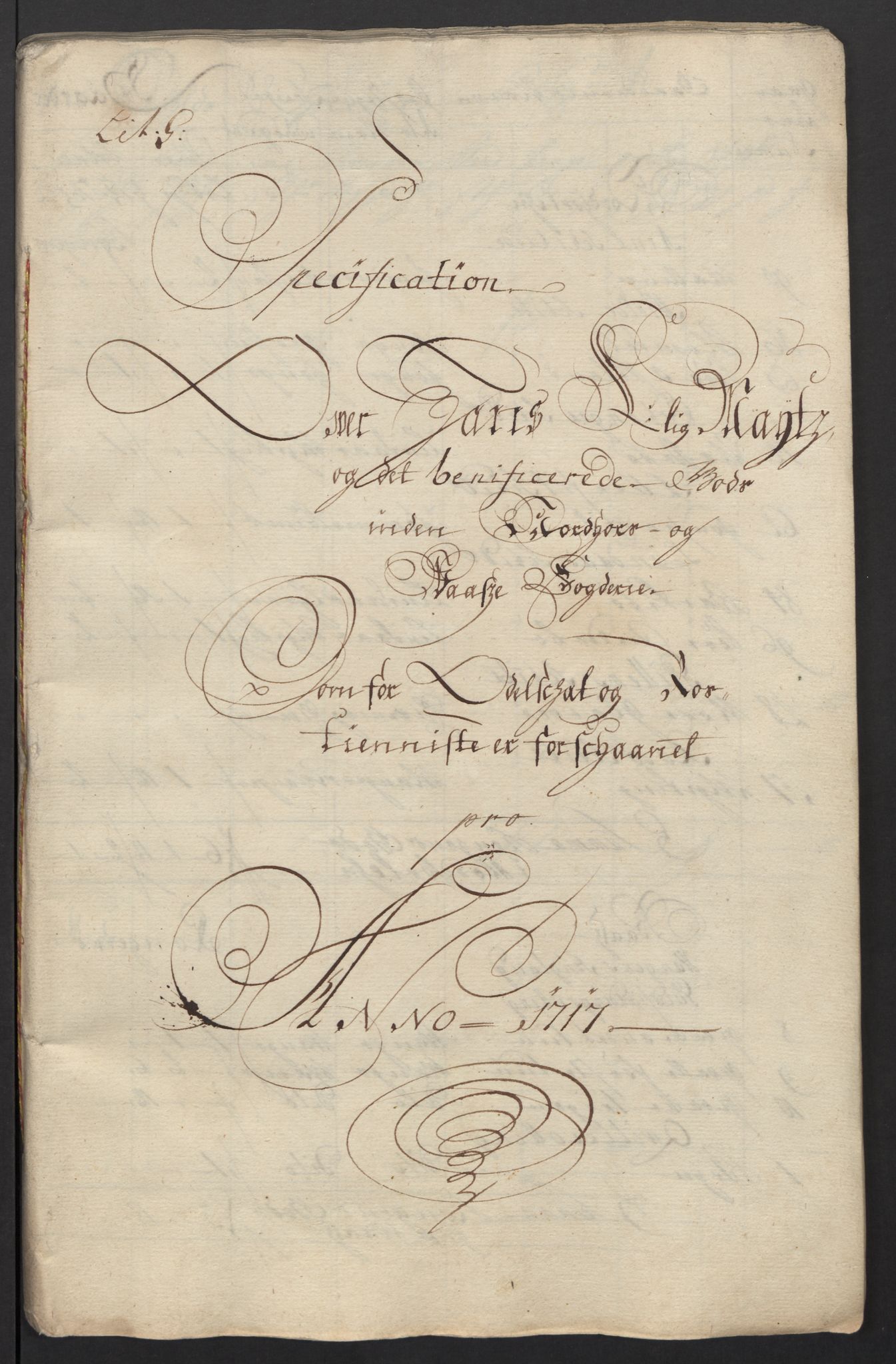 Rentekammeret inntil 1814, Reviderte regnskaper, Fogderegnskap, AV/RA-EA-4092/R51/L3201: Fogderegnskap Nordhordland og Voss, 1717, s. 129