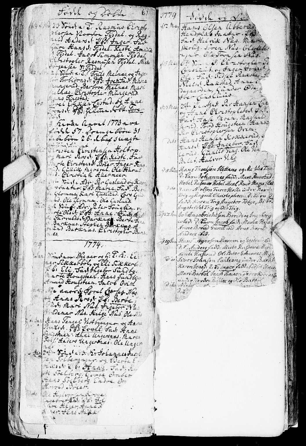 Enebakk prestekontor Kirkebøker, SAO/A-10171c/F/Fa/L0002: Ministerialbok nr. I 2, 1755-1806, s. 61-62