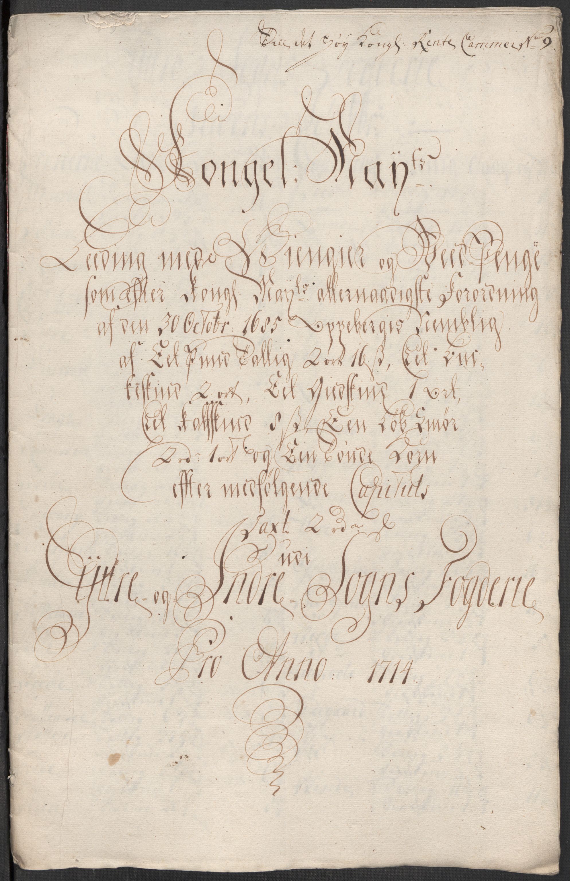 Rentekammeret inntil 1814, Reviderte regnskaper, Fogderegnskap, AV/RA-EA-4092/R52/L3319: Fogderegnskap Sogn, 1713-1714, s. 742