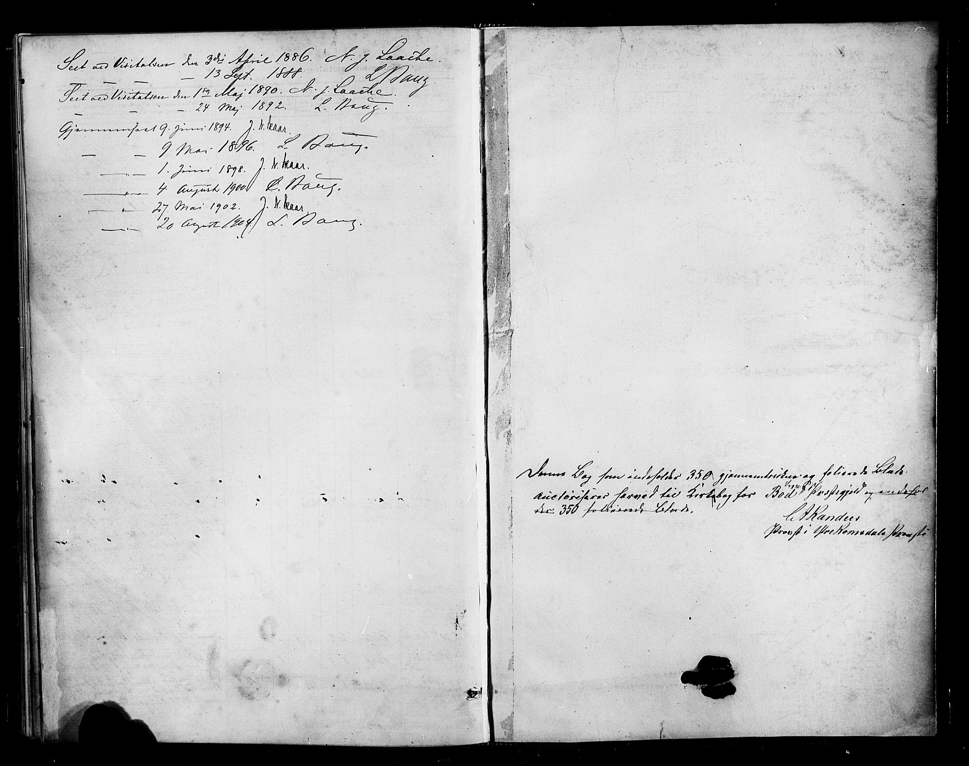 Ministerialprotokoller, klokkerbøker og fødselsregistre - Møre og Romsdal, AV/SAT-A-1454/566/L0769: Ministerialbok nr. 566A08, 1881-1903