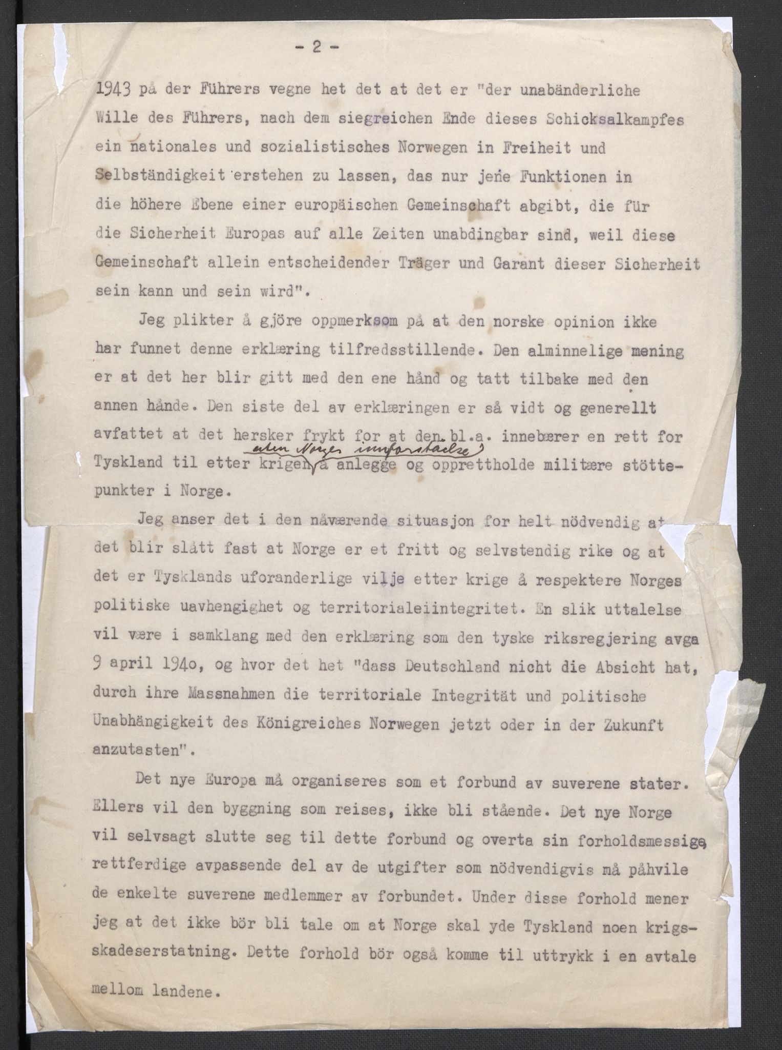 Landssvikarkivet, Oslo politikammer, RA/S-3138-01/D/Da/L0003: Dnr. 29, 1945, s. 1303