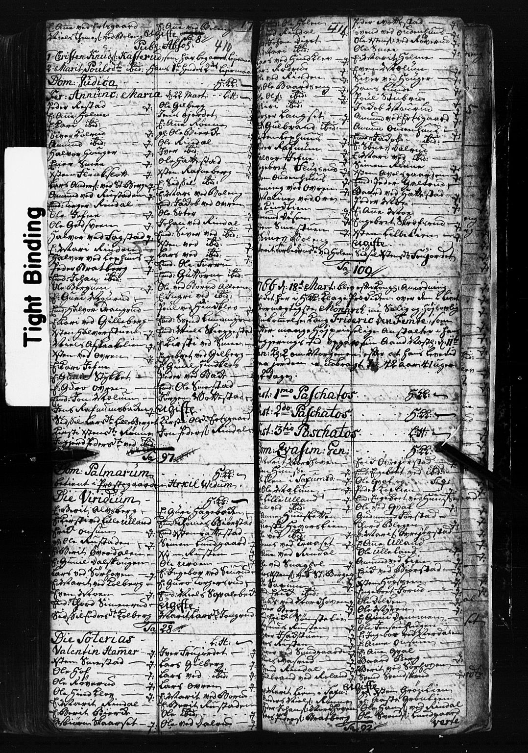 Fåberg prestekontor, AV/SAH-PREST-086/H/Ha/Hab/L0001: Klokkerbok nr. 1, 1727-1767, s. 410-411