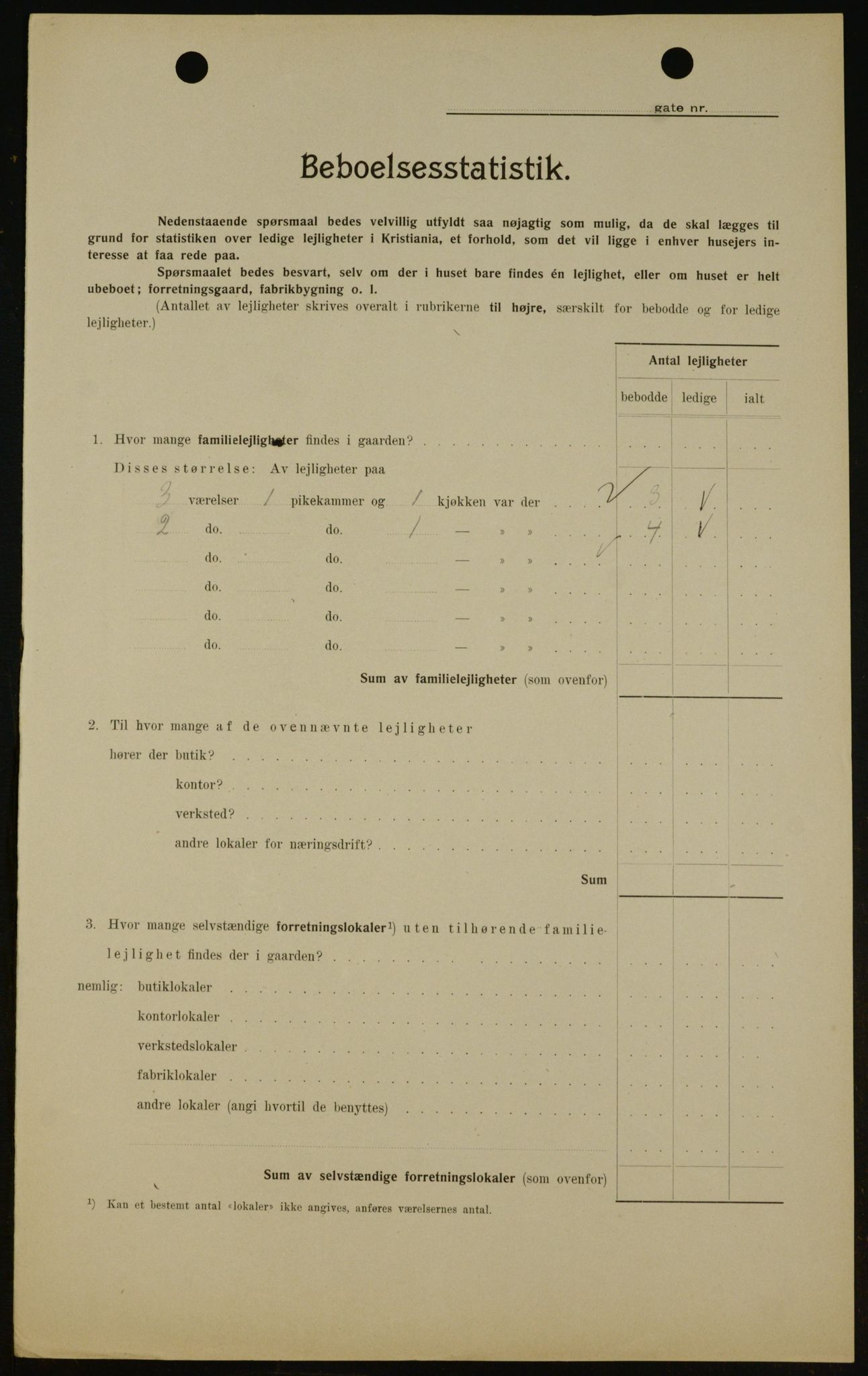 OBA, Kommunal folketelling 1.2.1909 for Kristiania kjøpstad, 1909, s. 94677