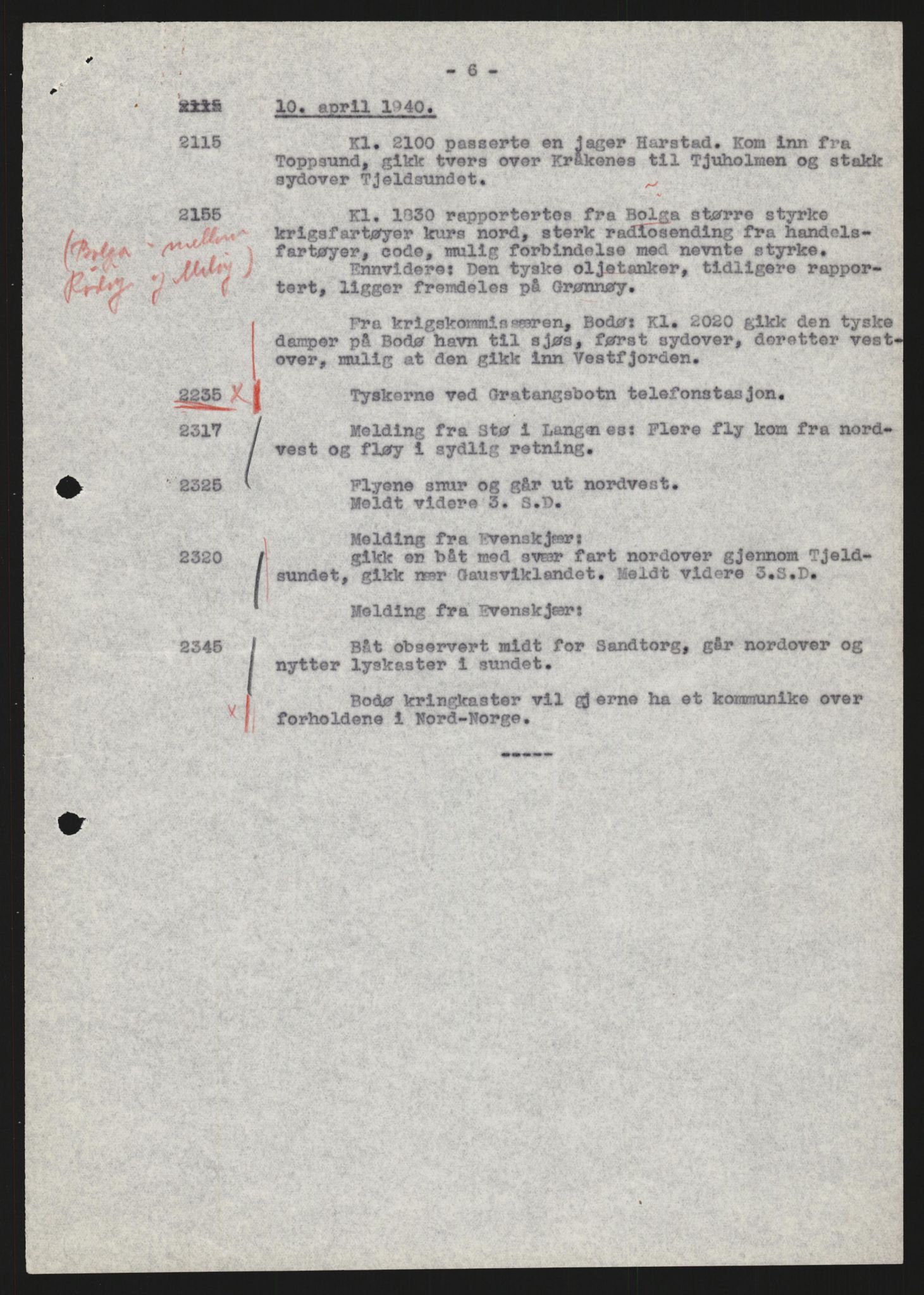 Forsvaret, Forsvarets krigshistoriske avdeling, RA/RAFA-2017/Y/Yb/L0133: II-C-11-600  -  6. Divisjon: Divisjonskommandoen, 1940, s. 626