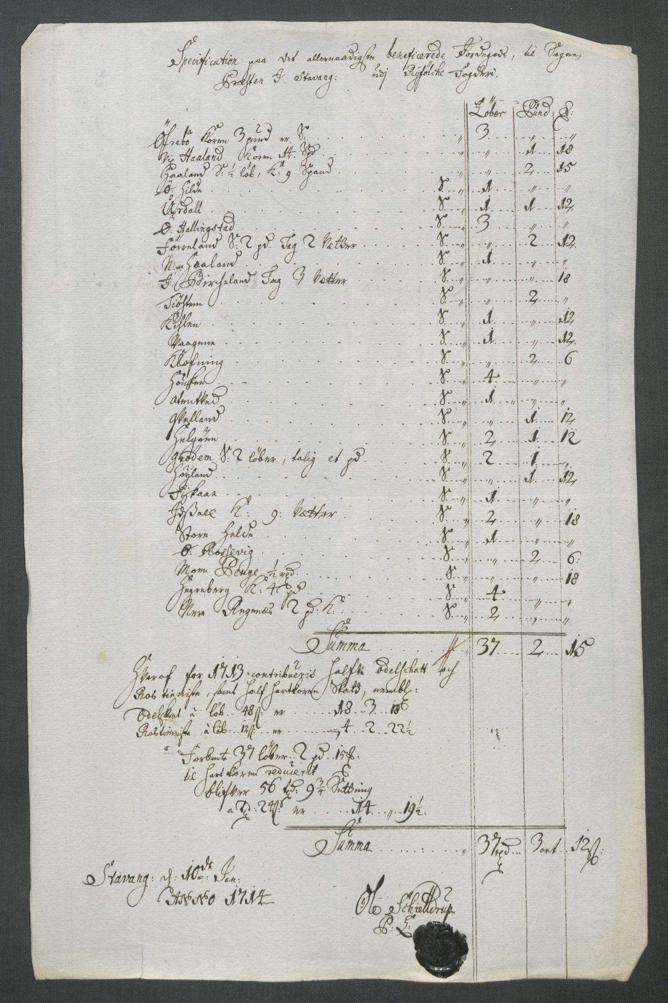 Rentekammeret inntil 1814, Reviderte regnskaper, Fogderegnskap, RA/EA-4092/R47/L2866: Fogderegnskap Ryfylke, 1713, s. 330