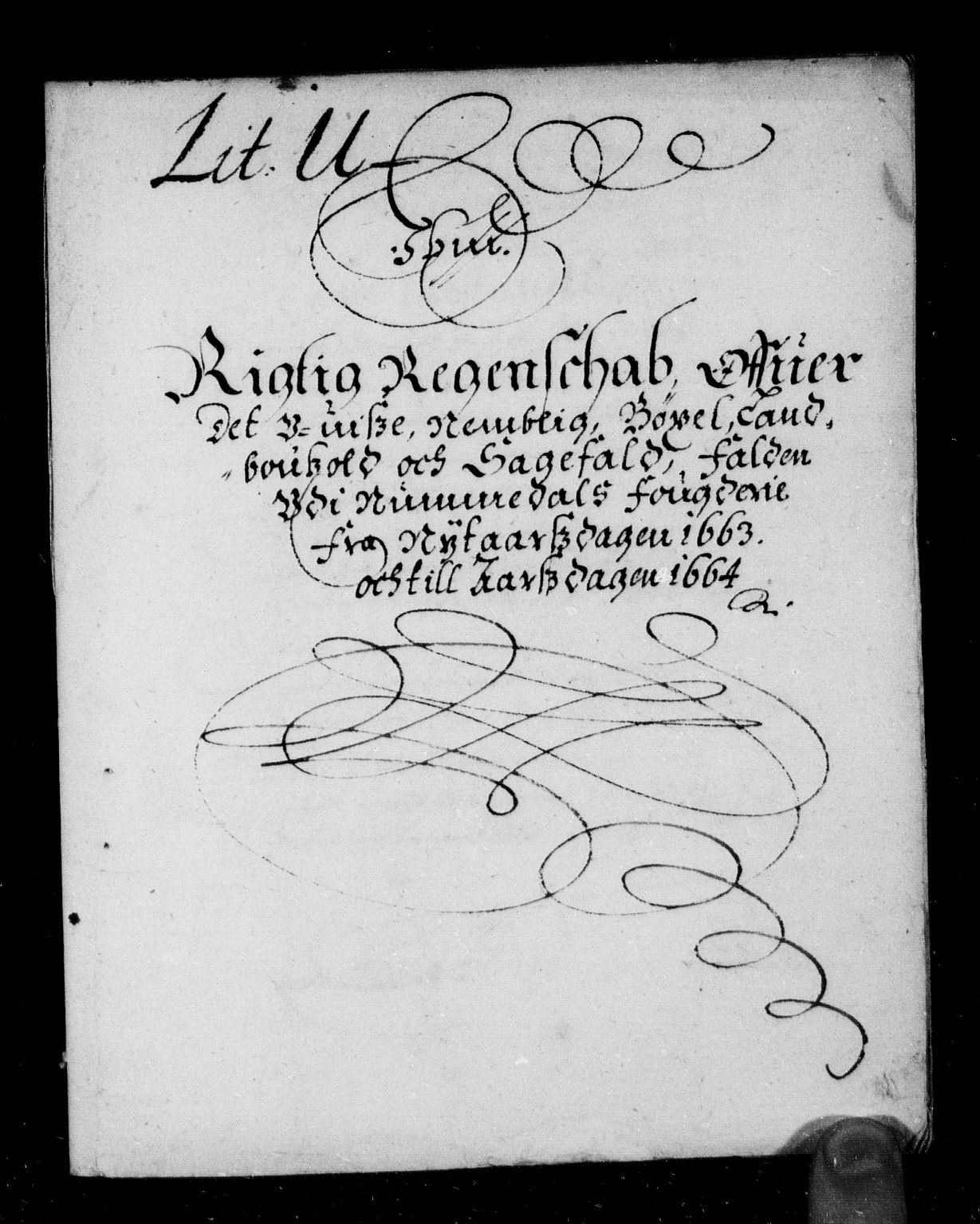 Rentekammeret inntil 1814, Reviderte regnskaper, Stiftamtstueregnskaper, Trondheim stiftamt og Nordland amt, RA/EA-6044/R/Rd/L0005: Trondheim stiftamt, 1663