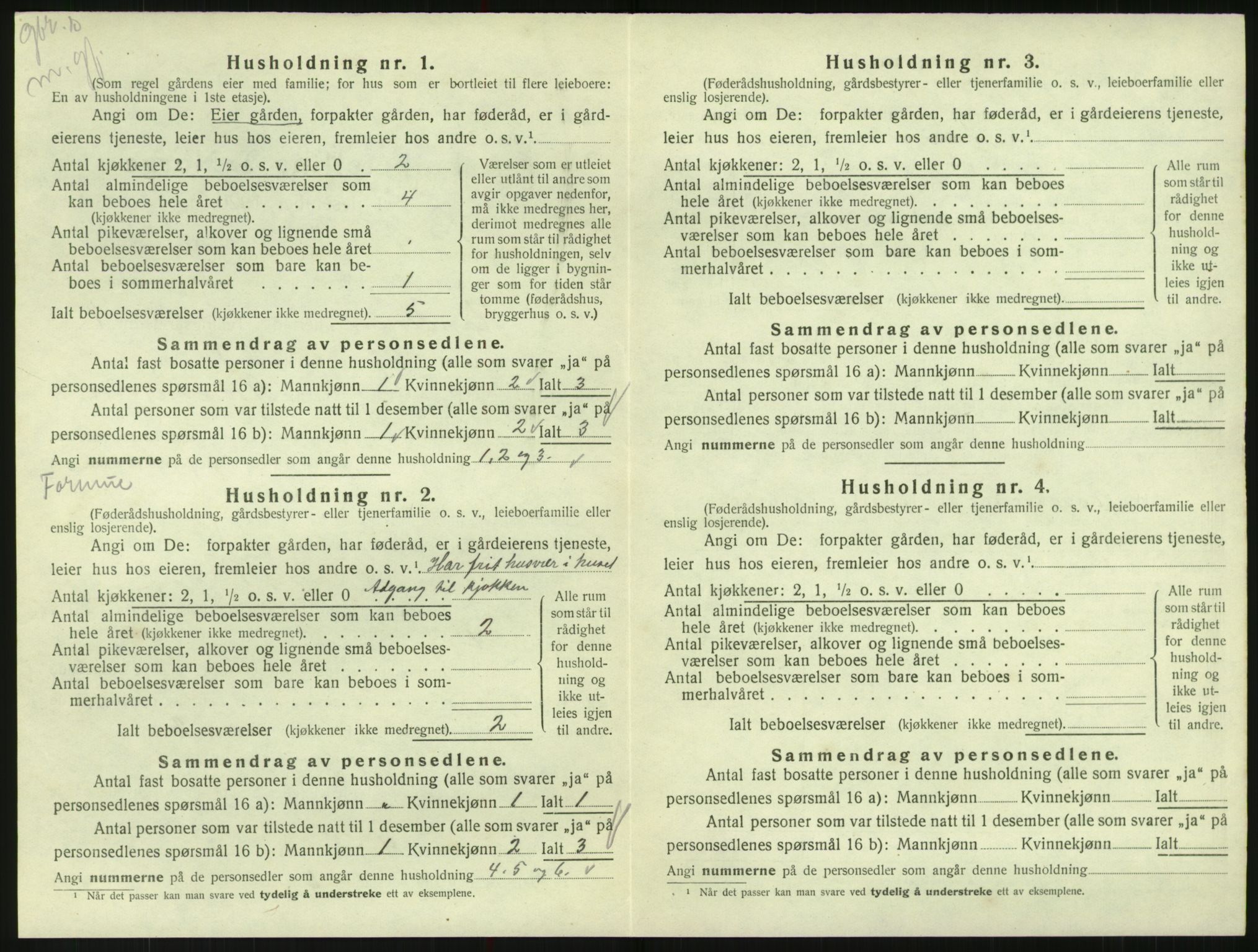 SAK, Folketelling 1920 for 1011 Randesund herred, 1920, s. 95