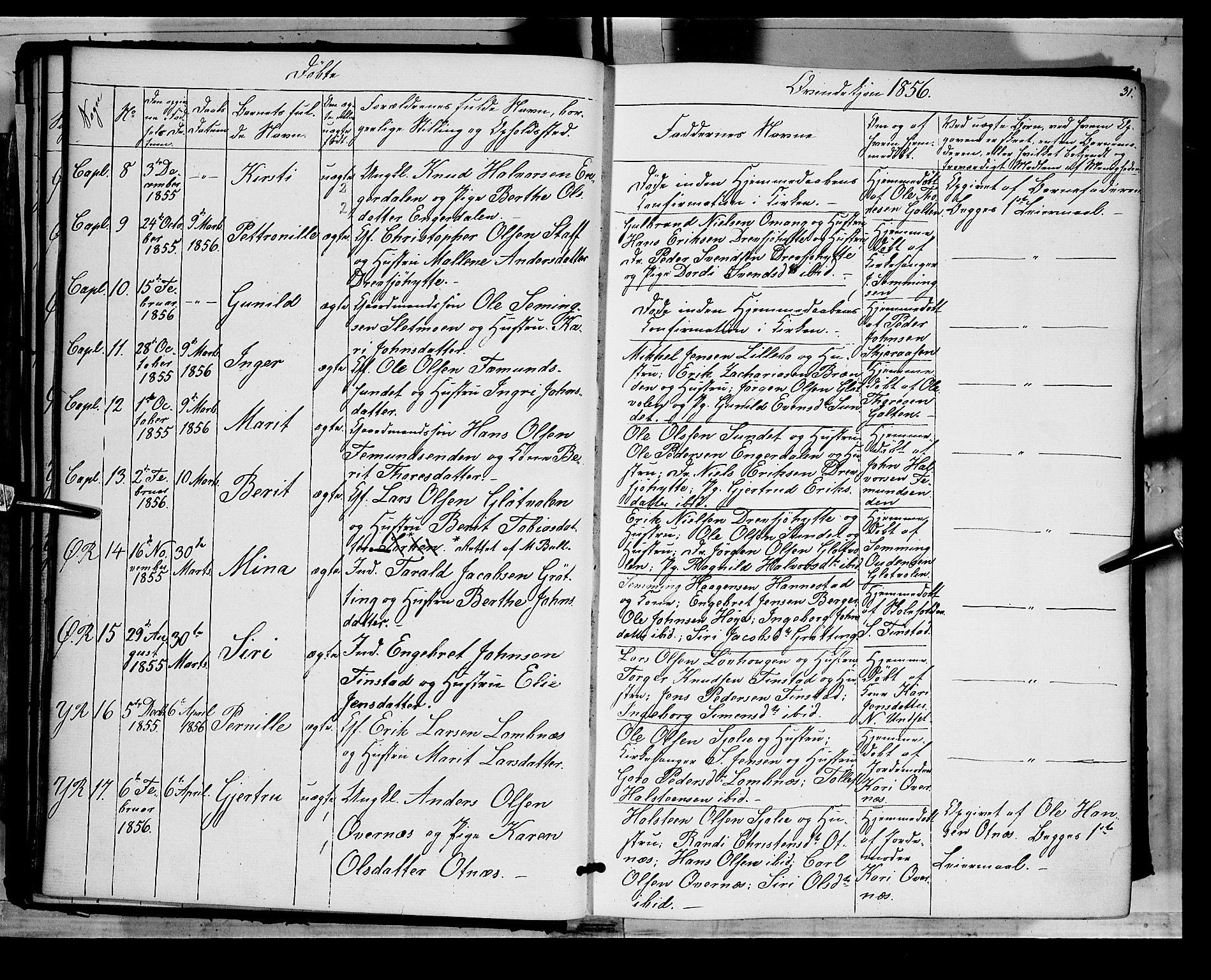 Rendalen prestekontor, AV/SAH-PREST-054/H/Ha/Haa/L0005: Ministerialbok nr. 5, 1853-1866, s. 31