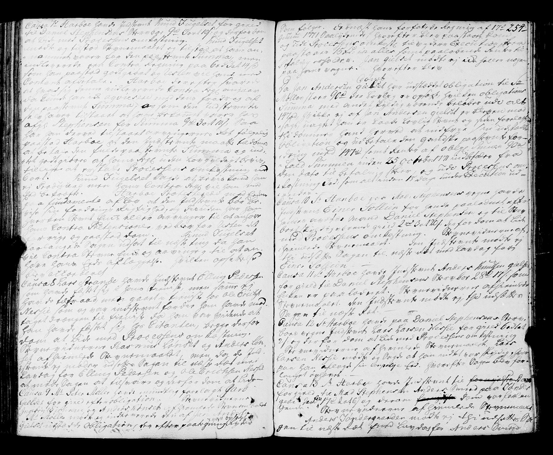 Romsdal sorenskriveri, SAT/A-4149/1/1/1A/L0015: Tingbok, 1765-1775, s. 253b-254a