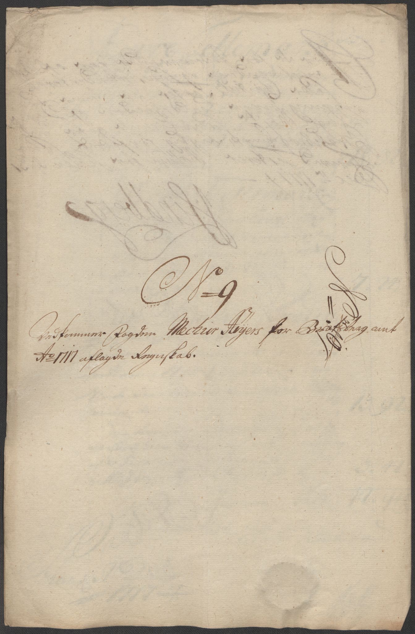 Rentekammeret inntil 1814, Reviderte regnskaper, Fogderegnskap, RA/EA-4092/R36/L2129: Fogderegnskap Øvre og Nedre Telemark og Bamble, 1717, s. 165