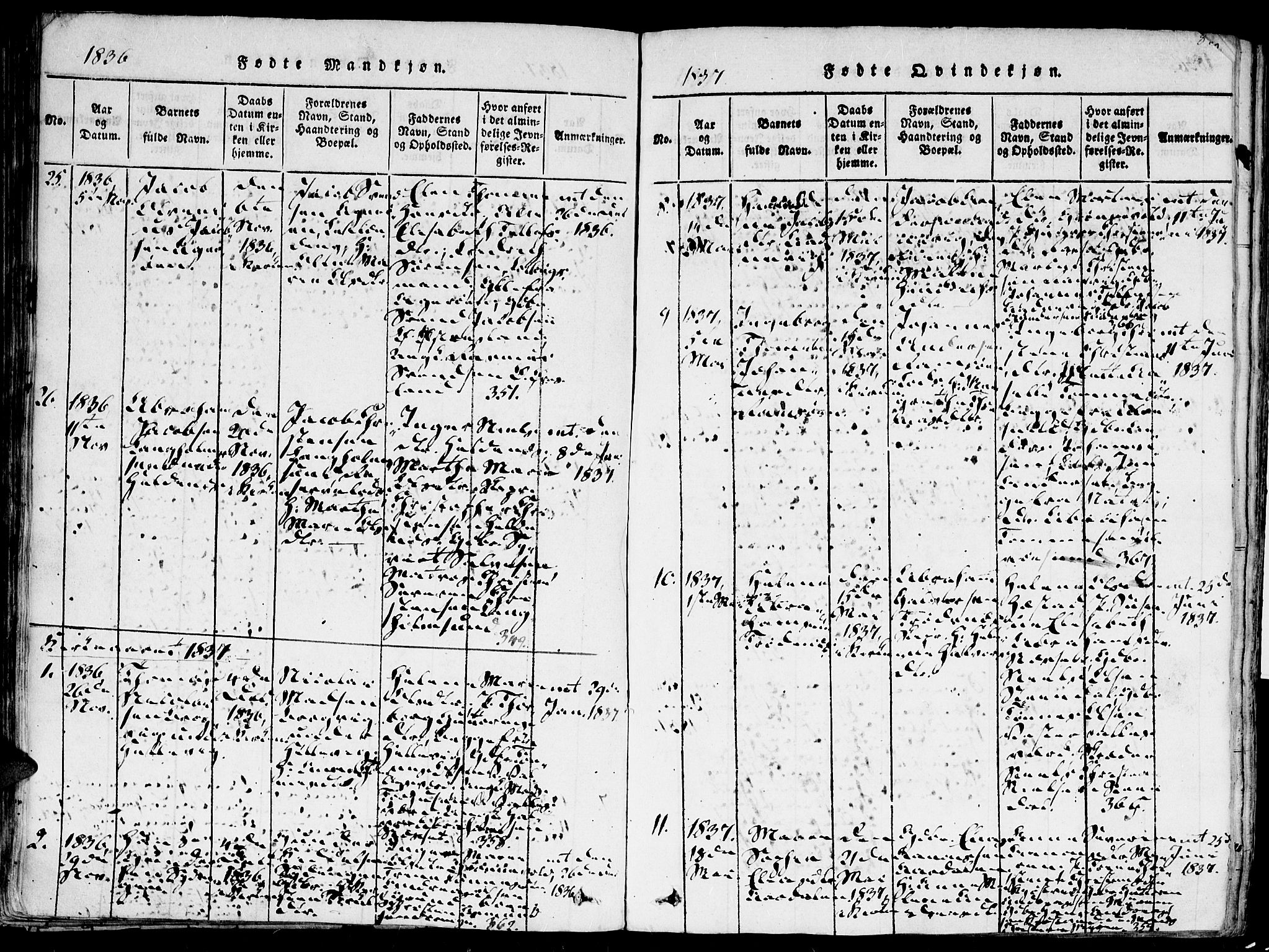Høvåg sokneprestkontor, AV/SAK-1111-0025/F/Fa/L0001: Ministerialbok nr. A 1, 1816-1843, s. 87