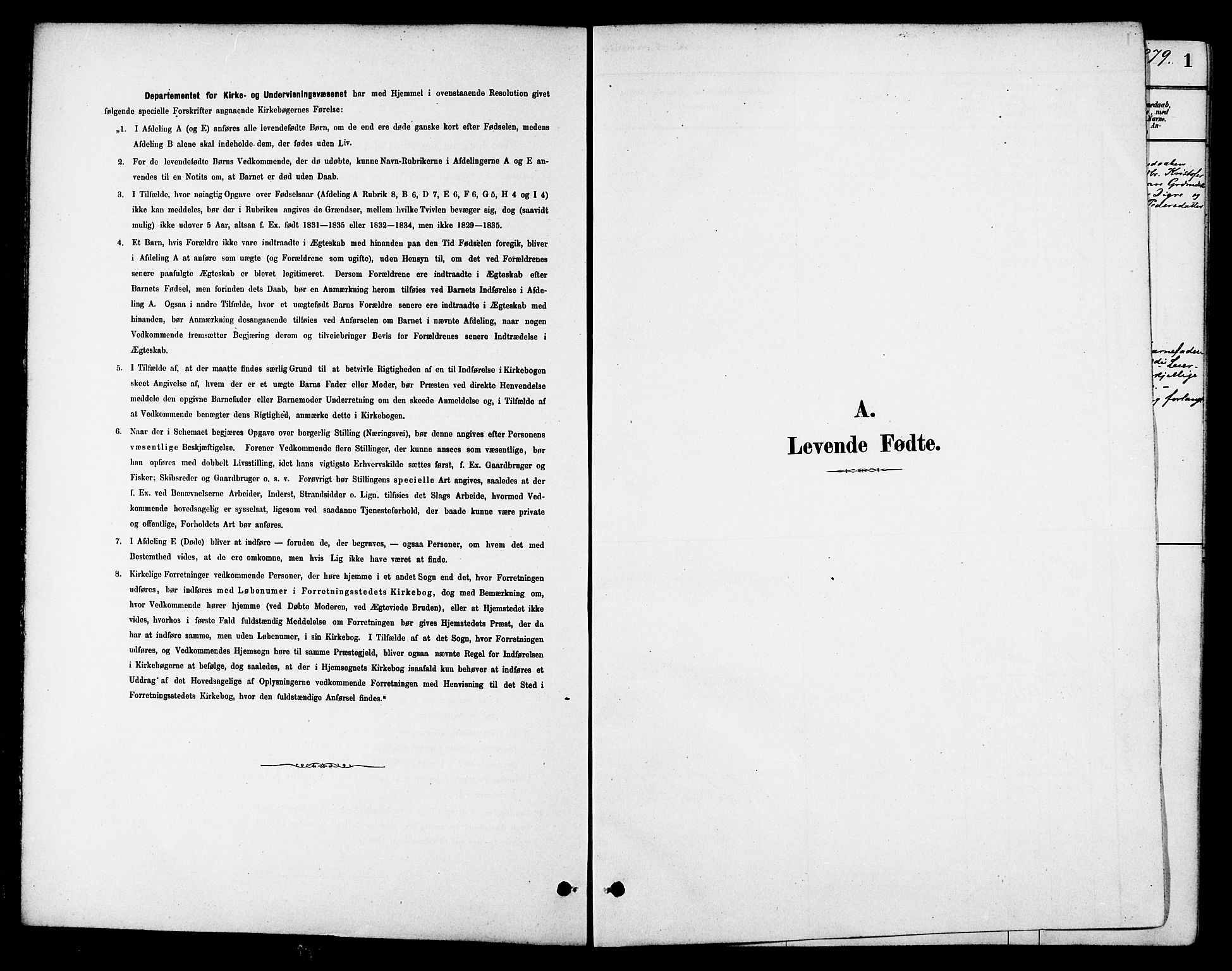 Ministerialprotokoller, klokkerbøker og fødselsregistre - Sør-Trøndelag, SAT/A-1456/688/L1024: Ministerialbok nr. 688A01, 1879-1890