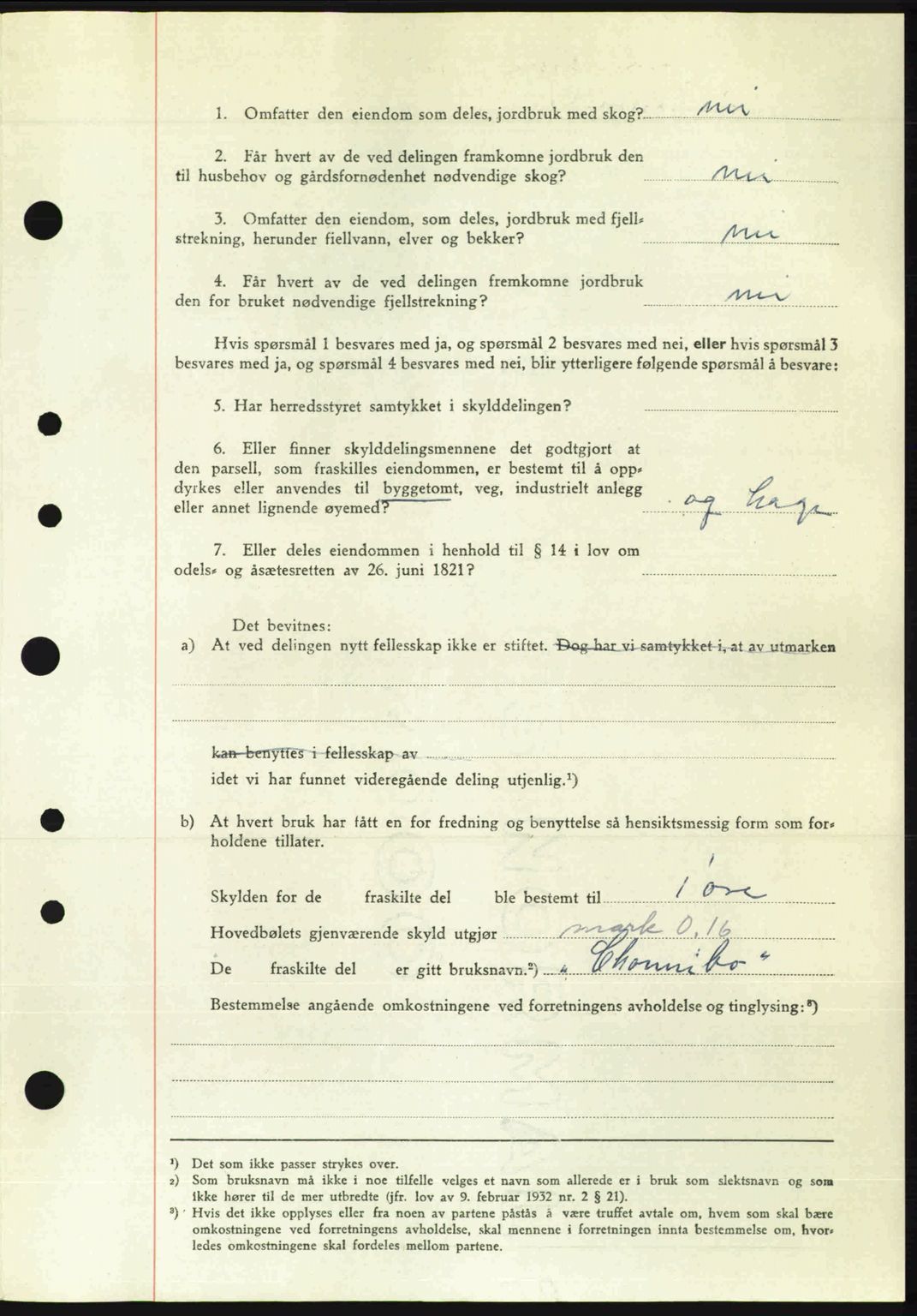 Nordre Sunnmøre sorenskriveri, AV/SAT-A-0006/1/2/2C/2Ca: Pantebok nr. A32, 1949-1949, Dagboknr: 2211/1949