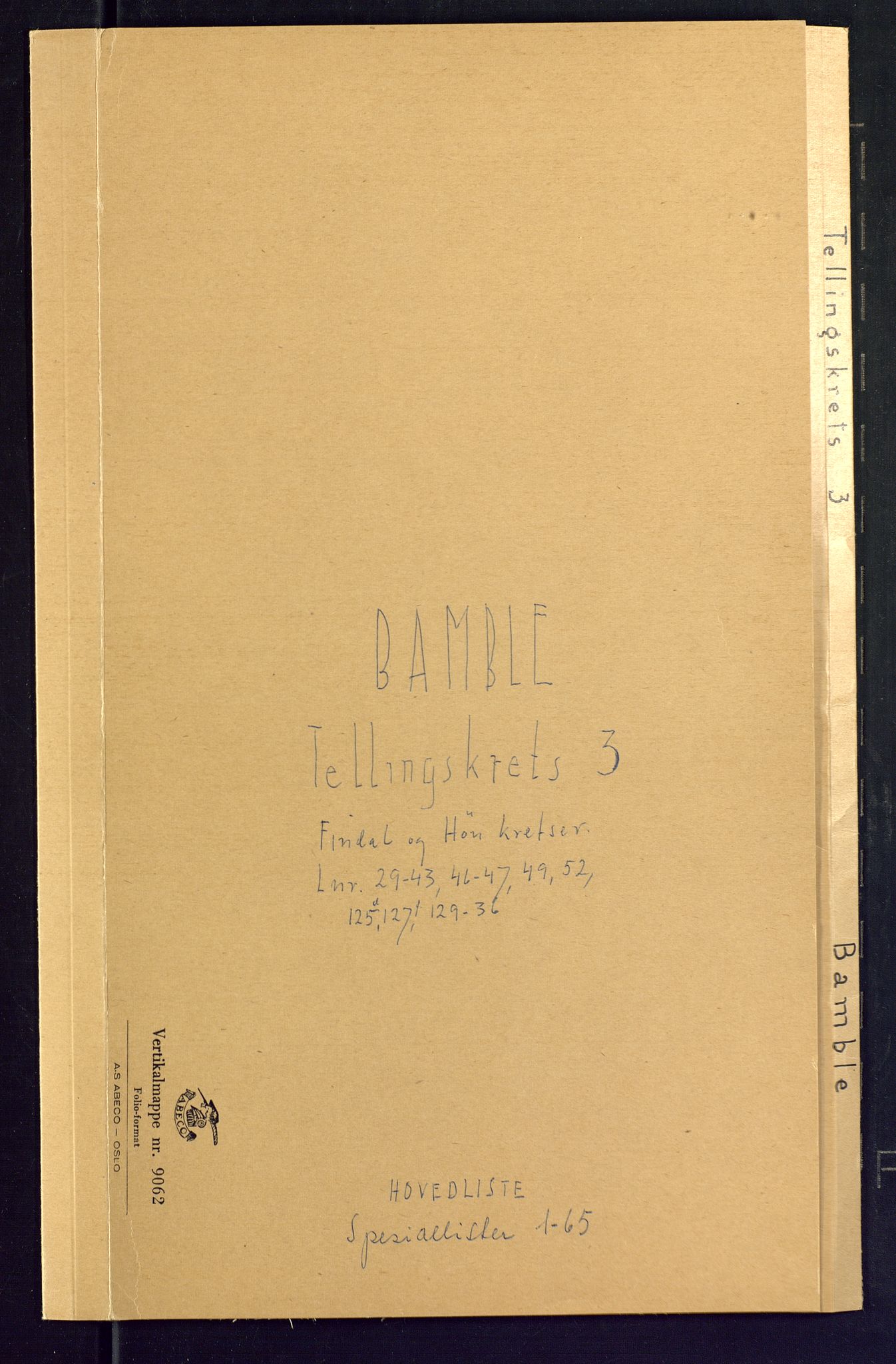 SAKO, Folketelling 1875 for 0814L Bamble prestegjeld, Bamble sokn, 1875, s. 9