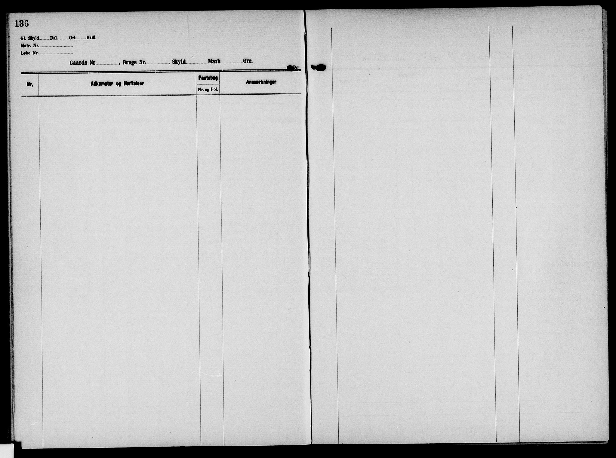 Solør tingrett, AV/SAH-TING-008/H/Ha/Hak/L0004: Panteregister nr. IV, 1900-1935, s. 136