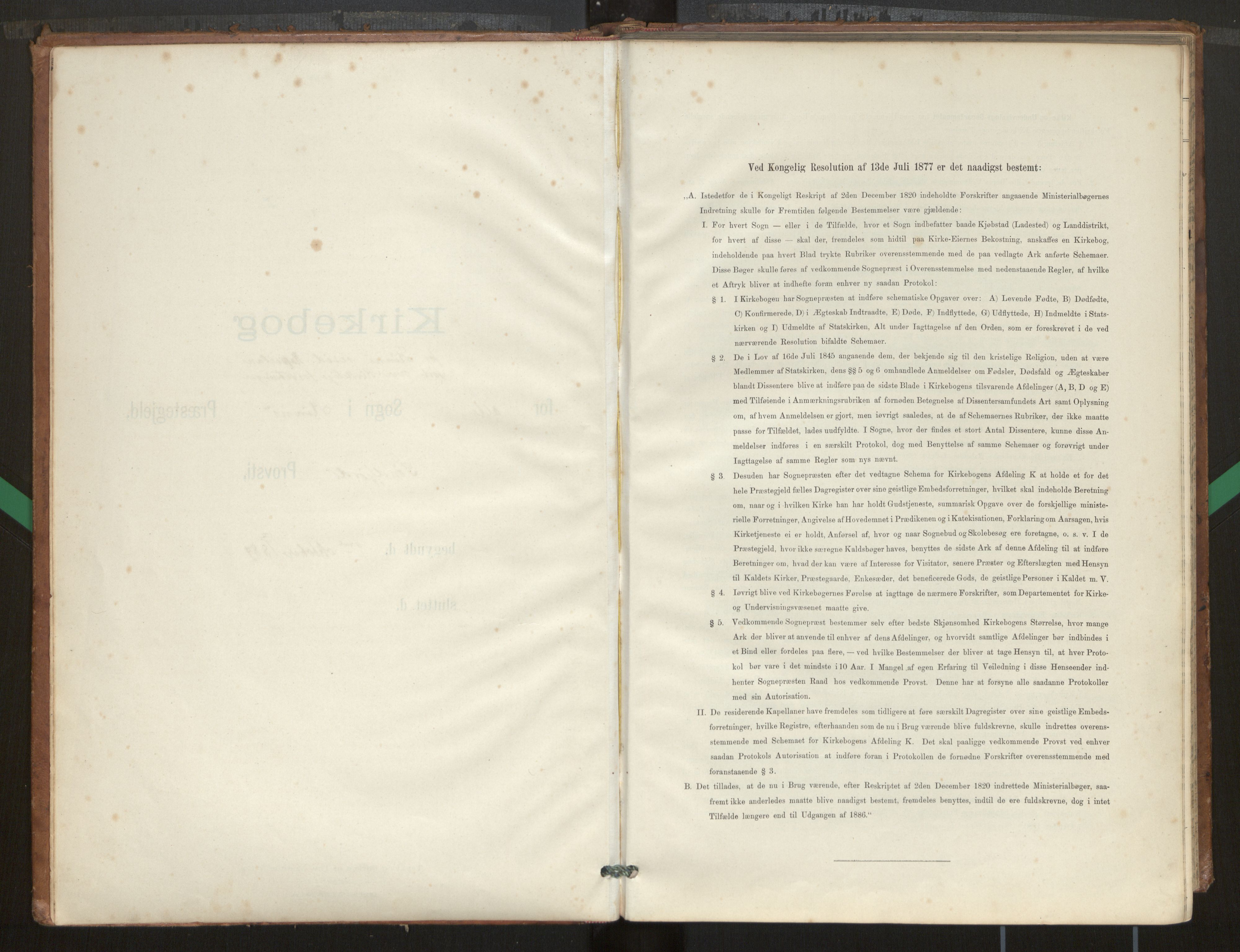 Kinn sokneprestembete, SAB/A-80801/H/Hac/L0001: Dagregister nr. 1, 1889-1950