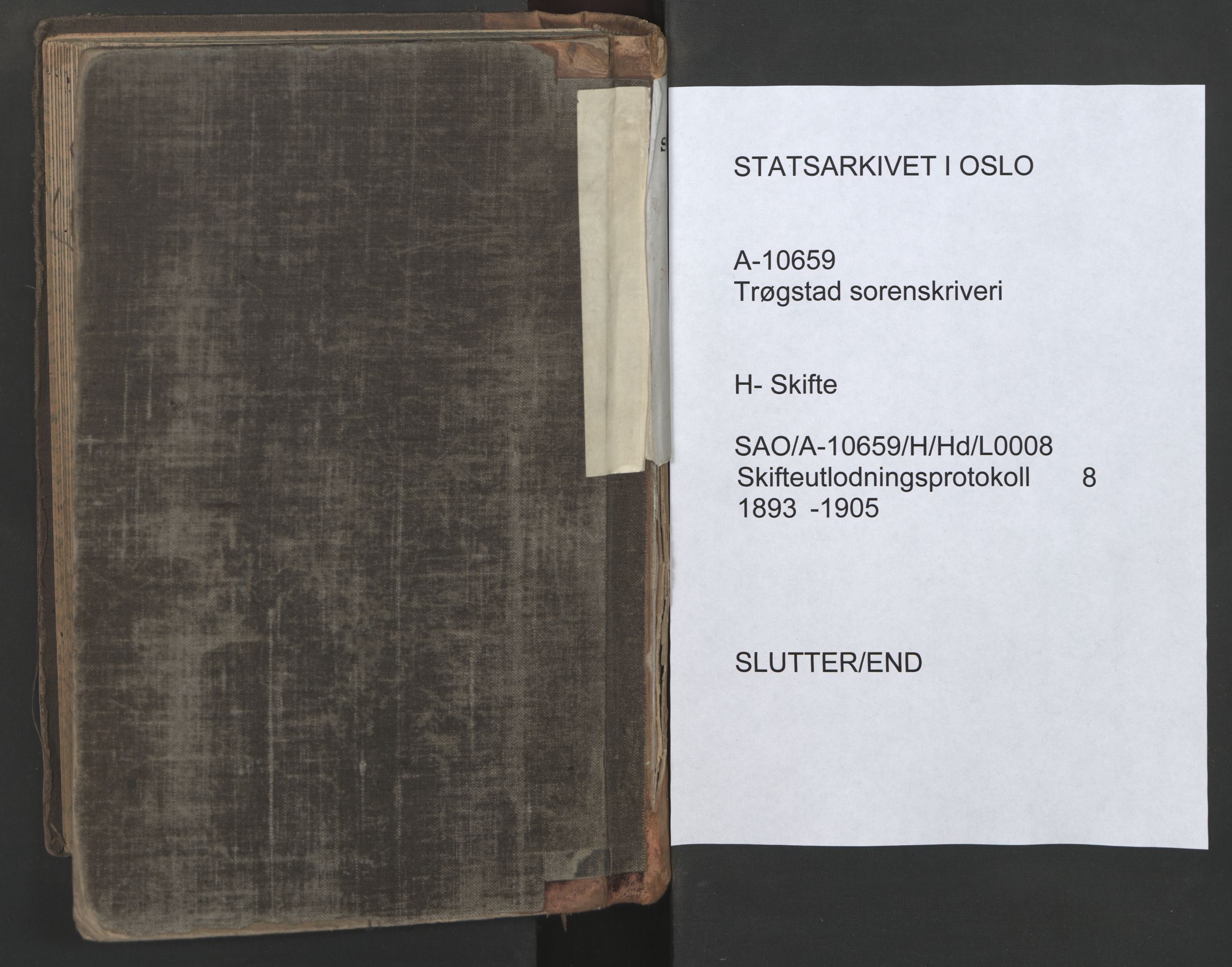 Trøgstad sorenskriveri, AV/SAO-A-10659/H/Hd/L0008: Skifteutlodningsprotokoller, 1893-1905