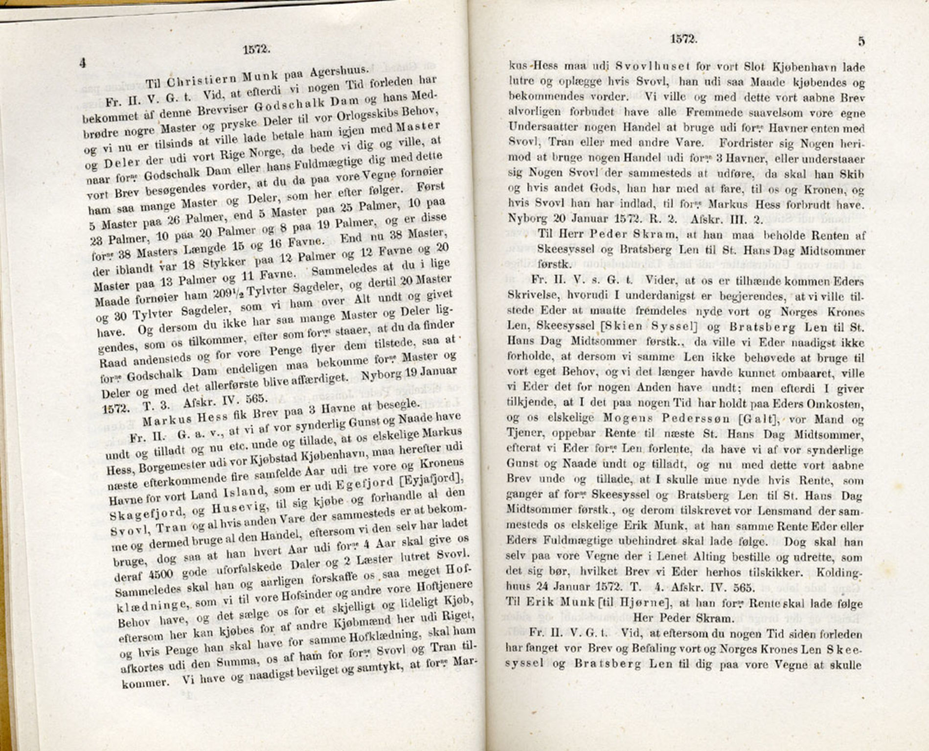 Publikasjoner utgitt av Det Norske Historiske Kildeskriftfond, PUBL/-/-/-: Norske Rigs-Registranter, bind 2, 1572-1588, s. 4-5