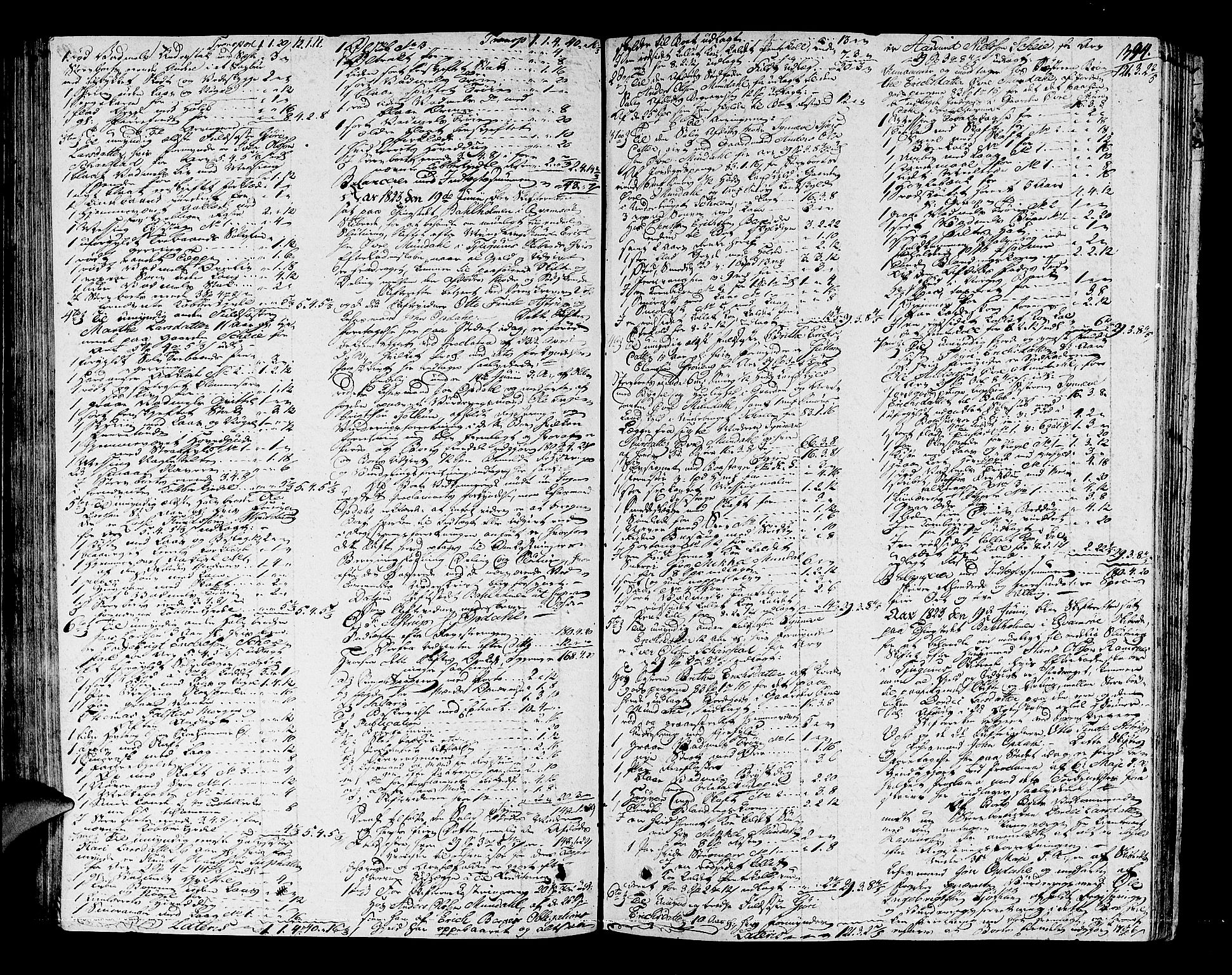 Ytre Sogn tingrett, AV/SAB-A-2601/1/H/Ha/L0015: Skifteprotokoll, 1809-1825, s. 393b-394a