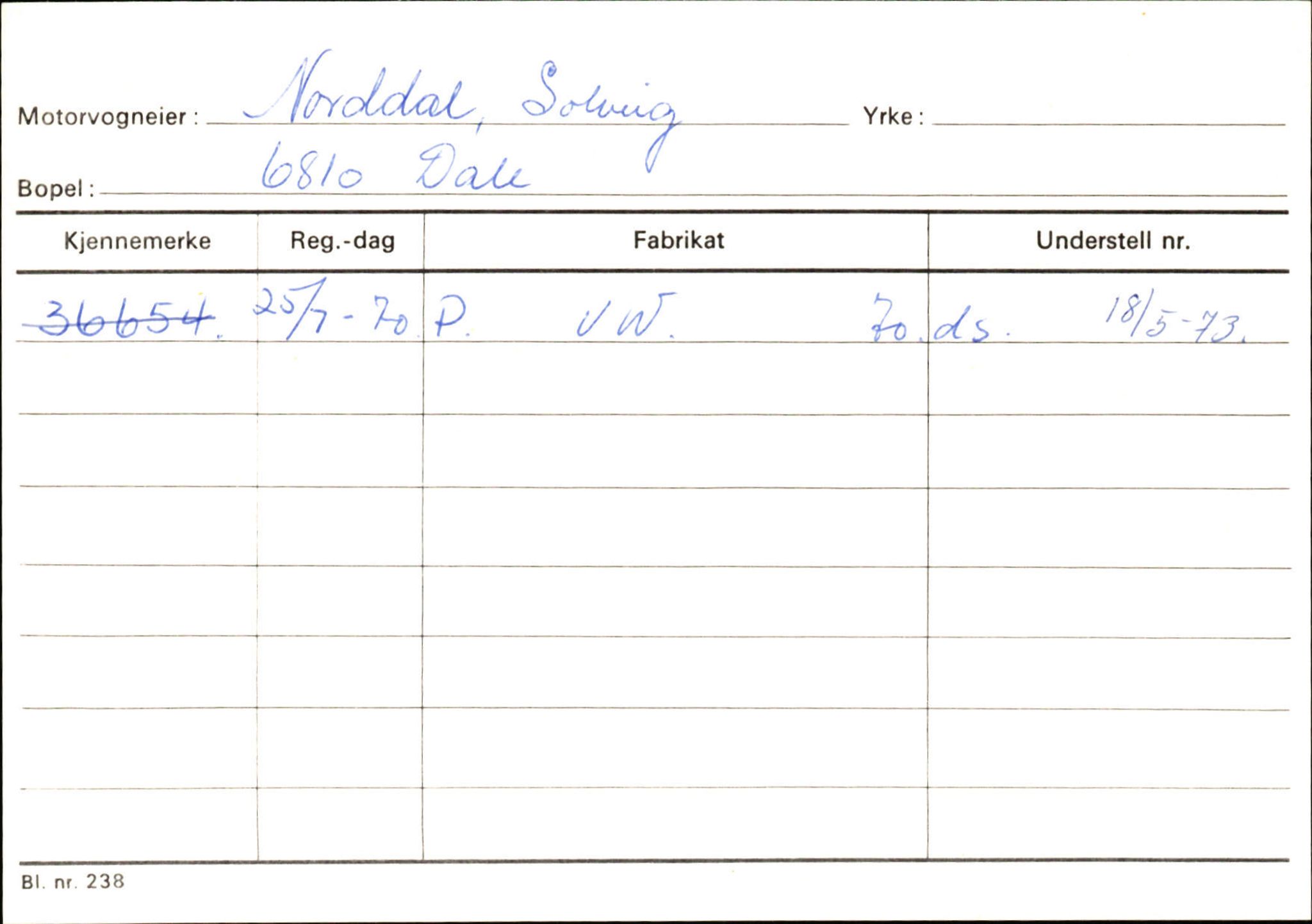 Statens vegvesen, Sogn og Fjordane vegkontor, AV/SAB-A-5301/4/F/L0125: Eigarregister Sogndal V-Å. Aurland A-Å. Fjaler A-N, 1945-1975, s. 2677