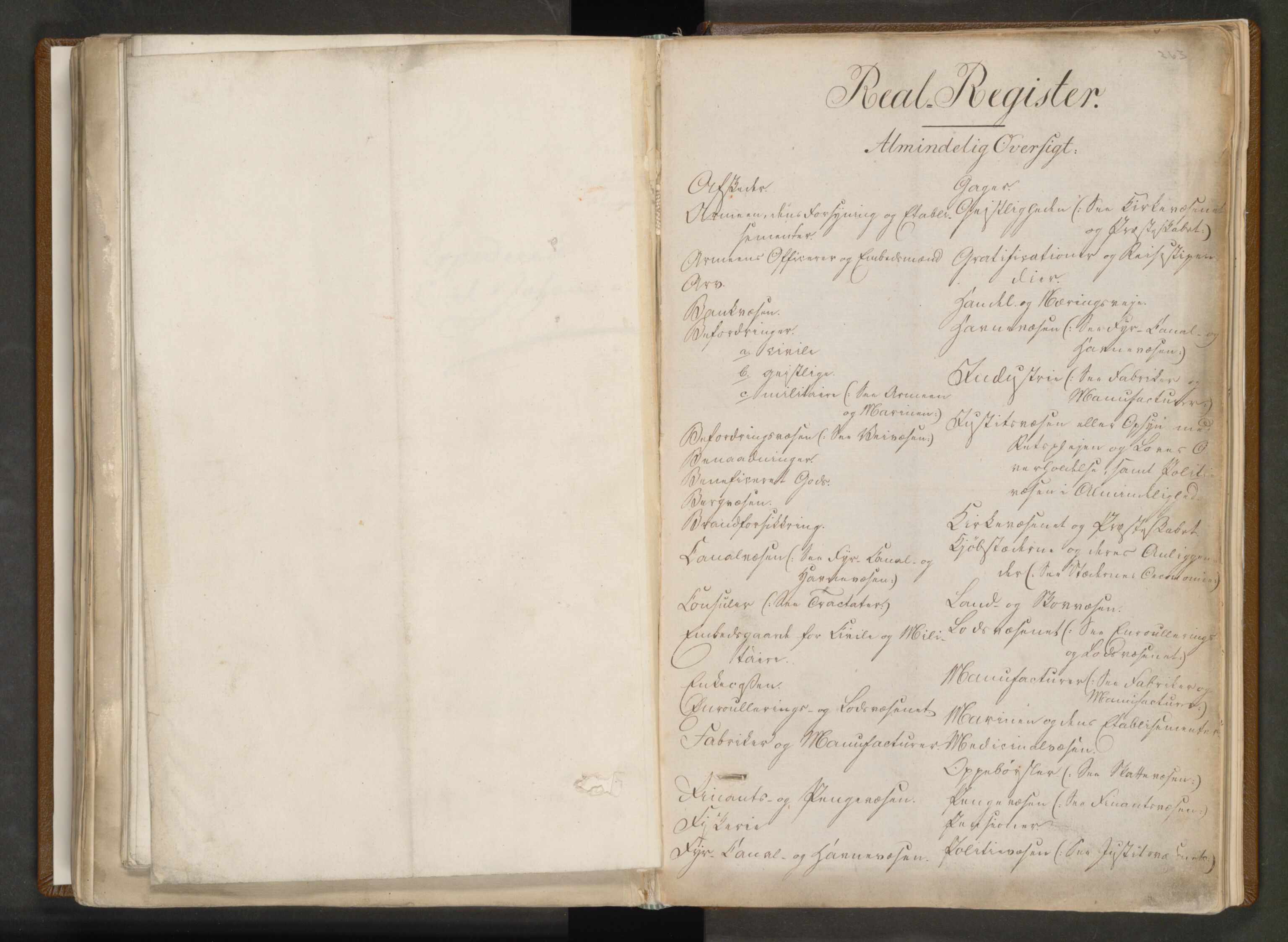 Statsrådssekretariatet, AV/RA-S-1001/A/Ab/L0010: Kgl. res. nr. 4808-5262 II, 1820, s. 262b-263a