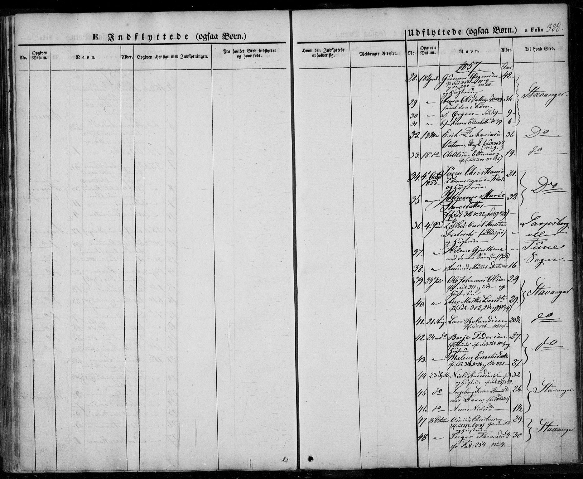 Rennesøy sokneprestkontor, AV/SAST-A -101827/H/Ha/Haa/L0005: Ministerialbok nr. A 5, 1838-1859, s. 328