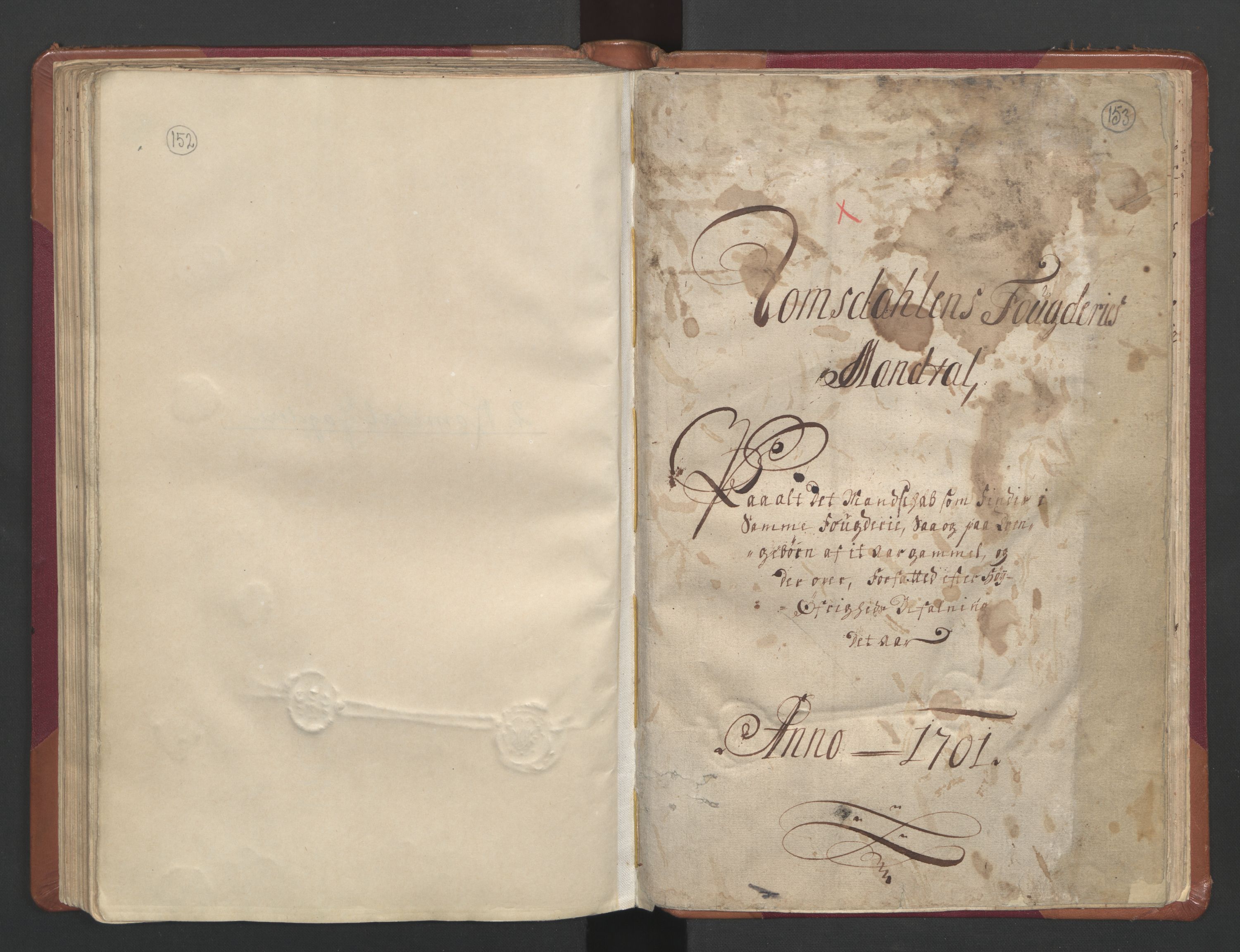 RA, Manntallet 1701, nr. 11: Nordmøre fogderi og Romsdal fogderi, 1701, s. 152-153