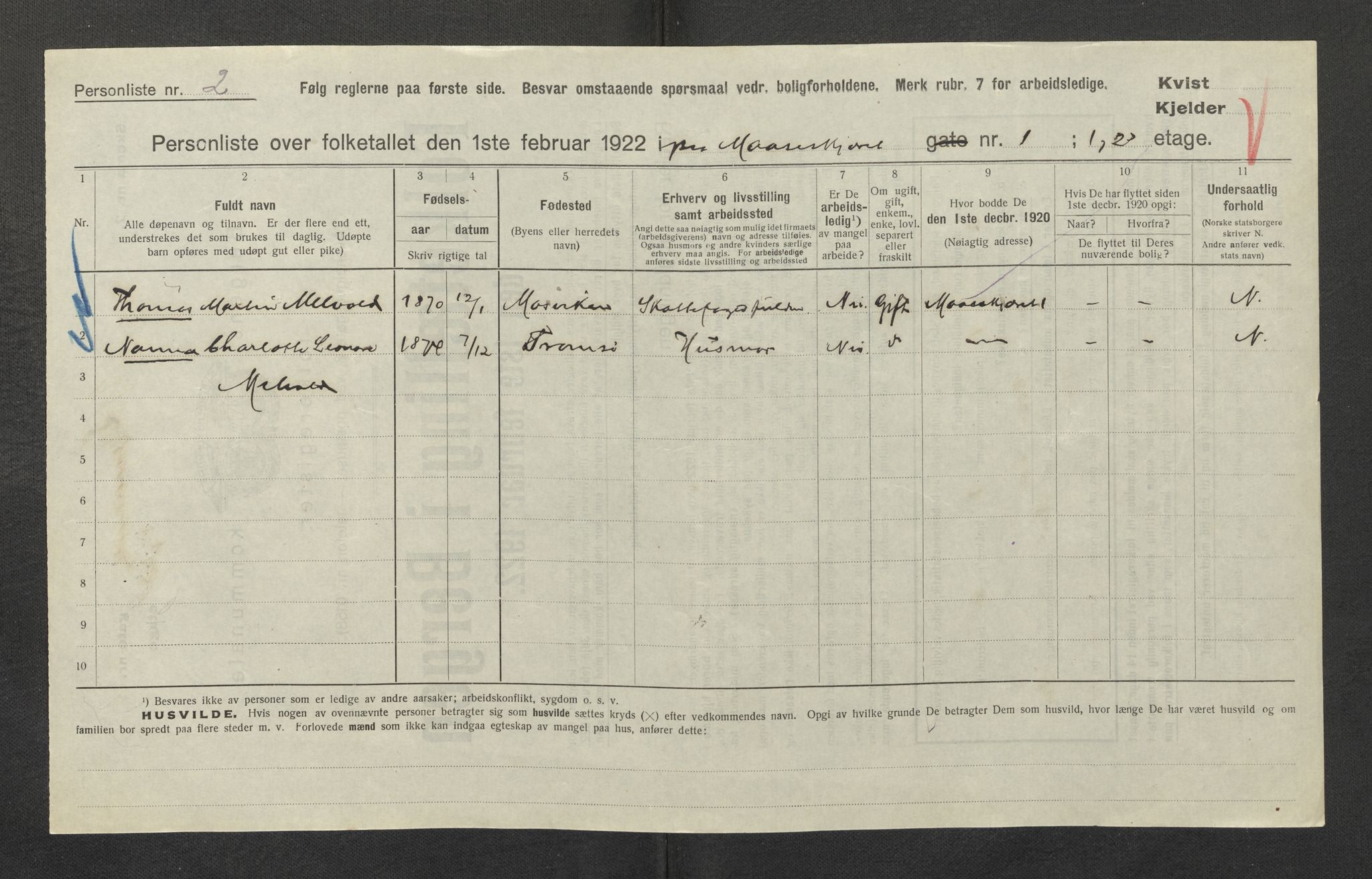 SAB, Kommunal folketelling 1922 for Bergen kjøpstad, 1922, s. 23317