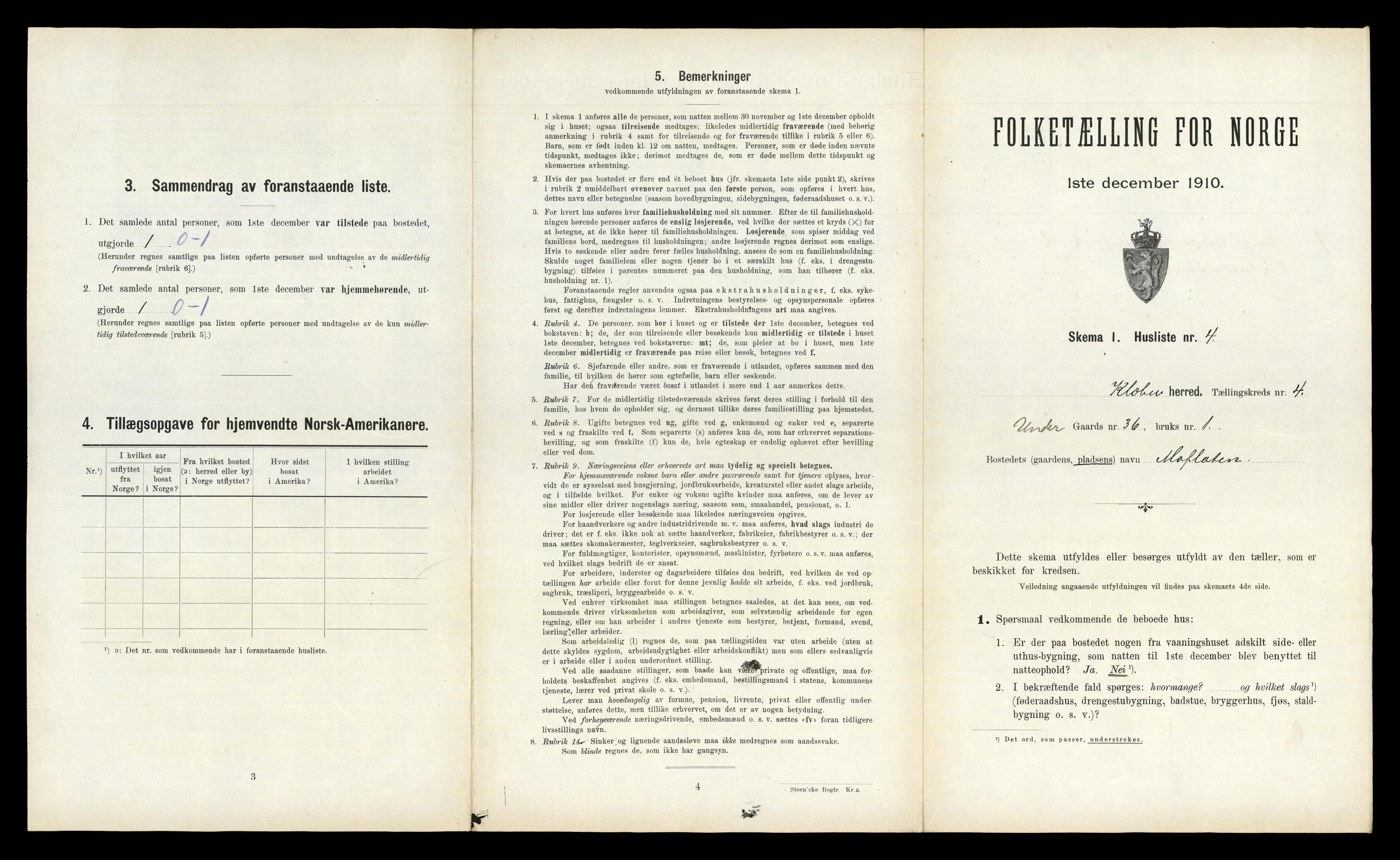 RA, Folketelling 1910 for 1662 Klæbu herred, 1910, s. 293