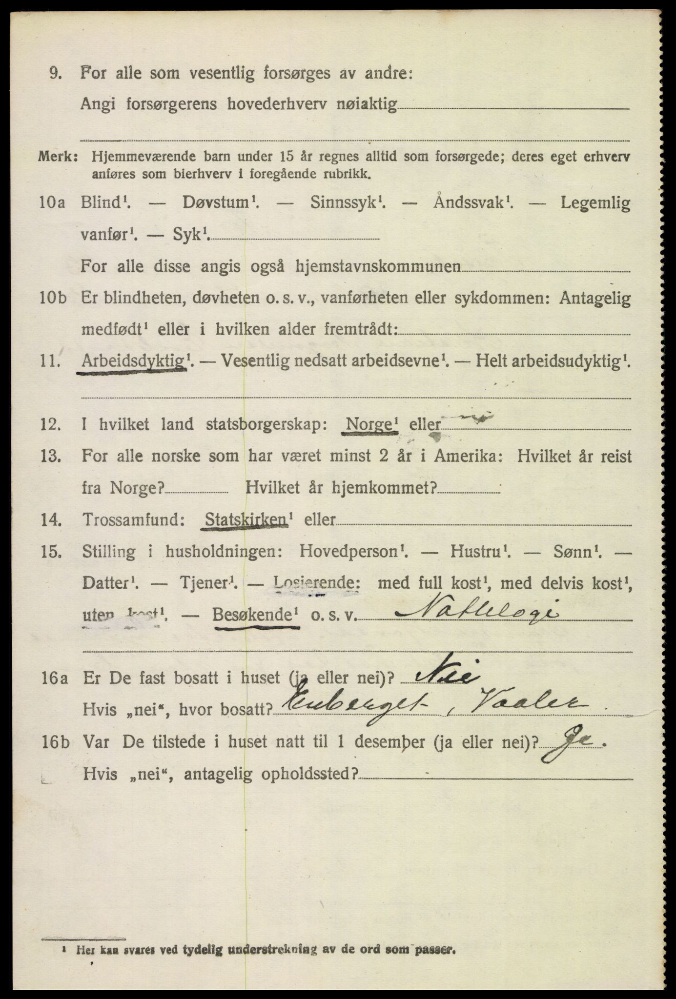 SAH, Folketelling 1920 for 0428 Trysil herred, 1920, s. 15206