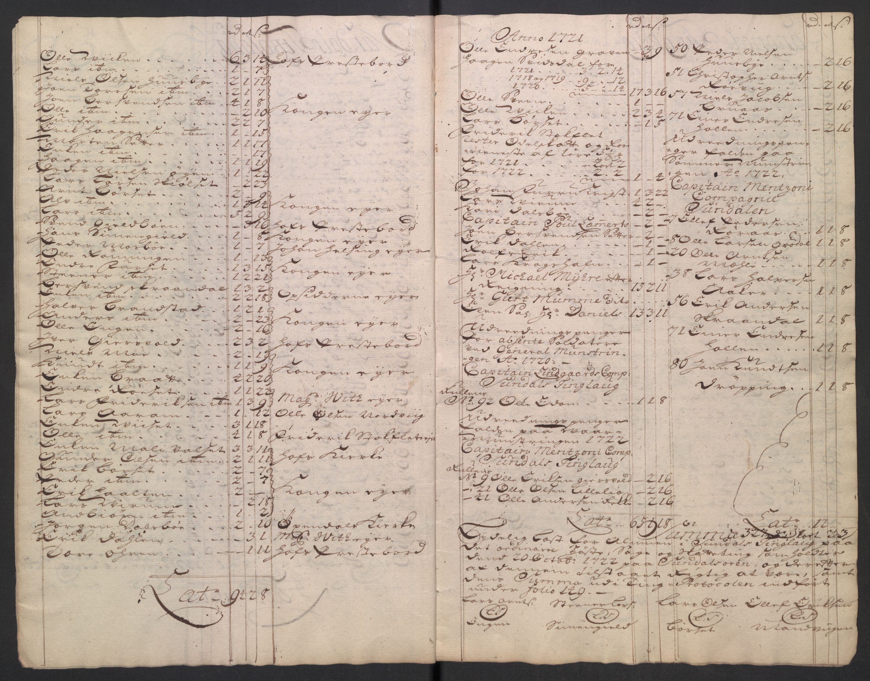 Rentekammeret inntil 1814, Reviderte regnskaper, Fogderegnskap, RA/EA-4092/R56/L3755: Fogderegnskap Nordmøre, 1722, s. 354